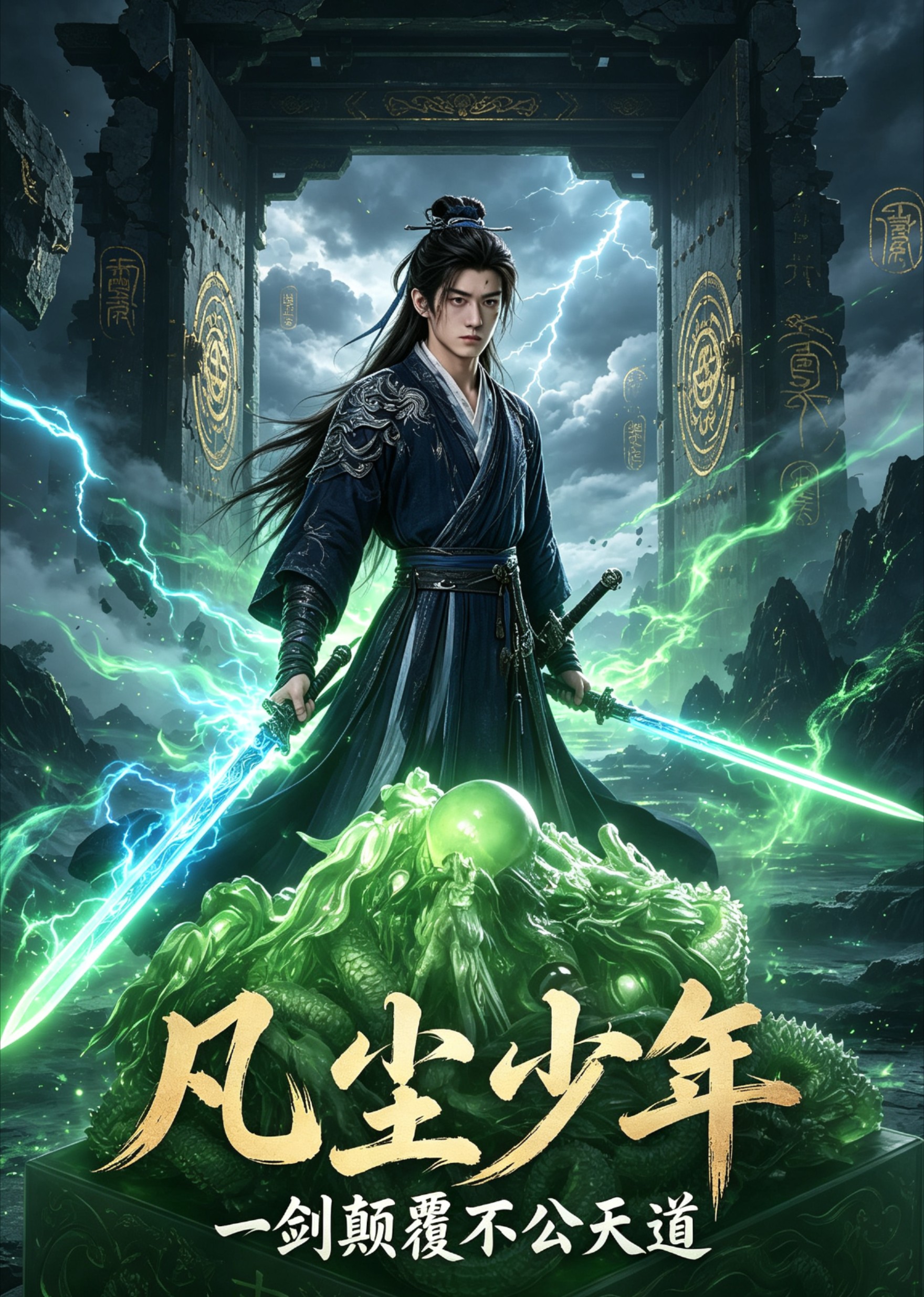 凡尘少年，一剑颠覆不公天道