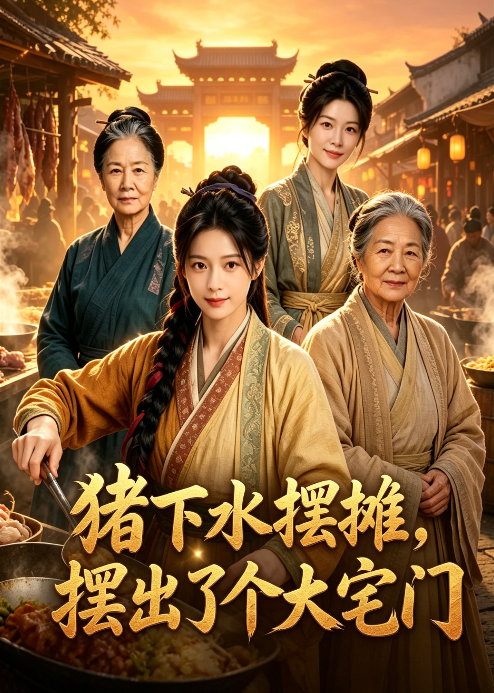 猪下水摆摊，摆出了个大宅门