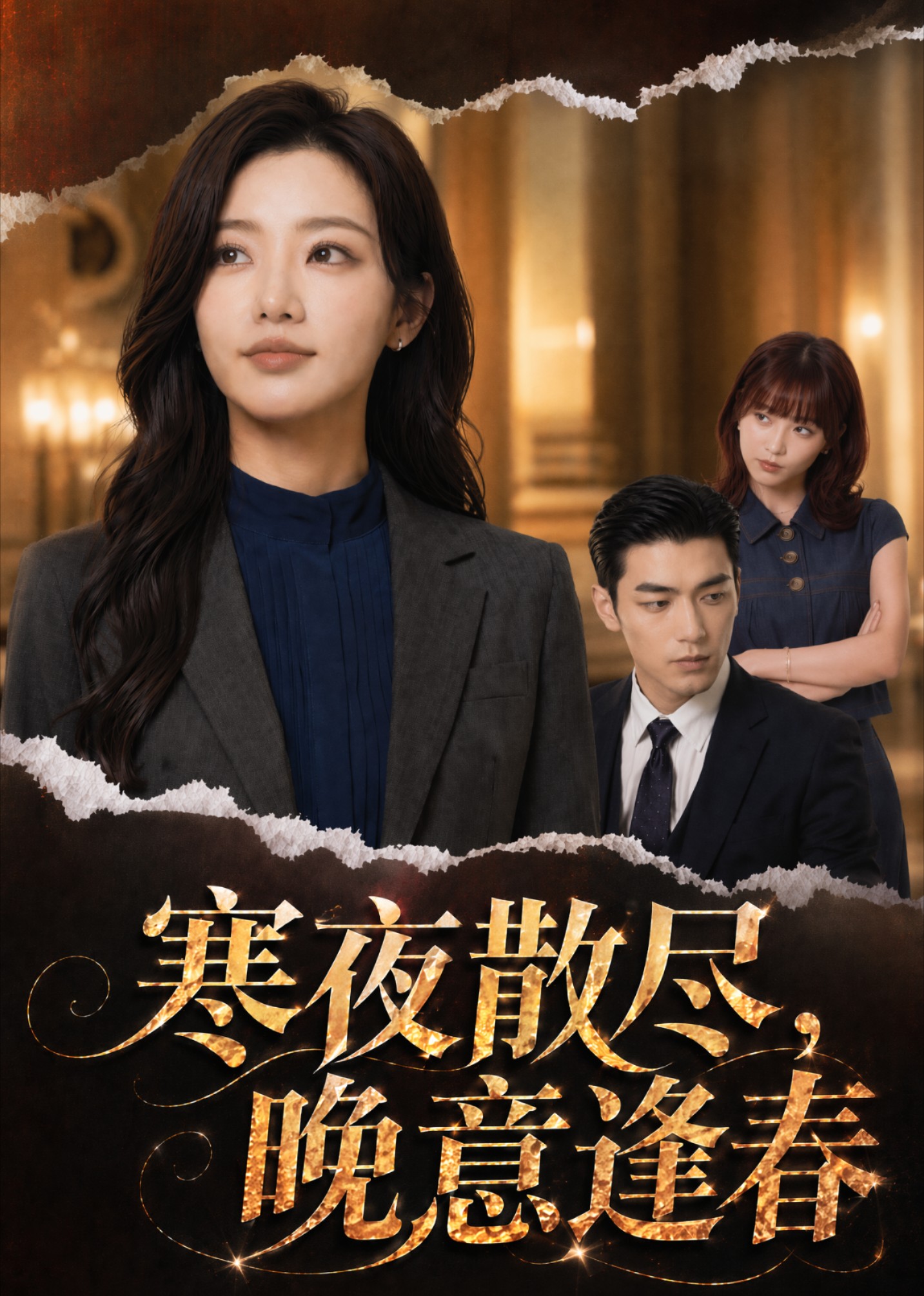 寒夜散尽，晚意逢春