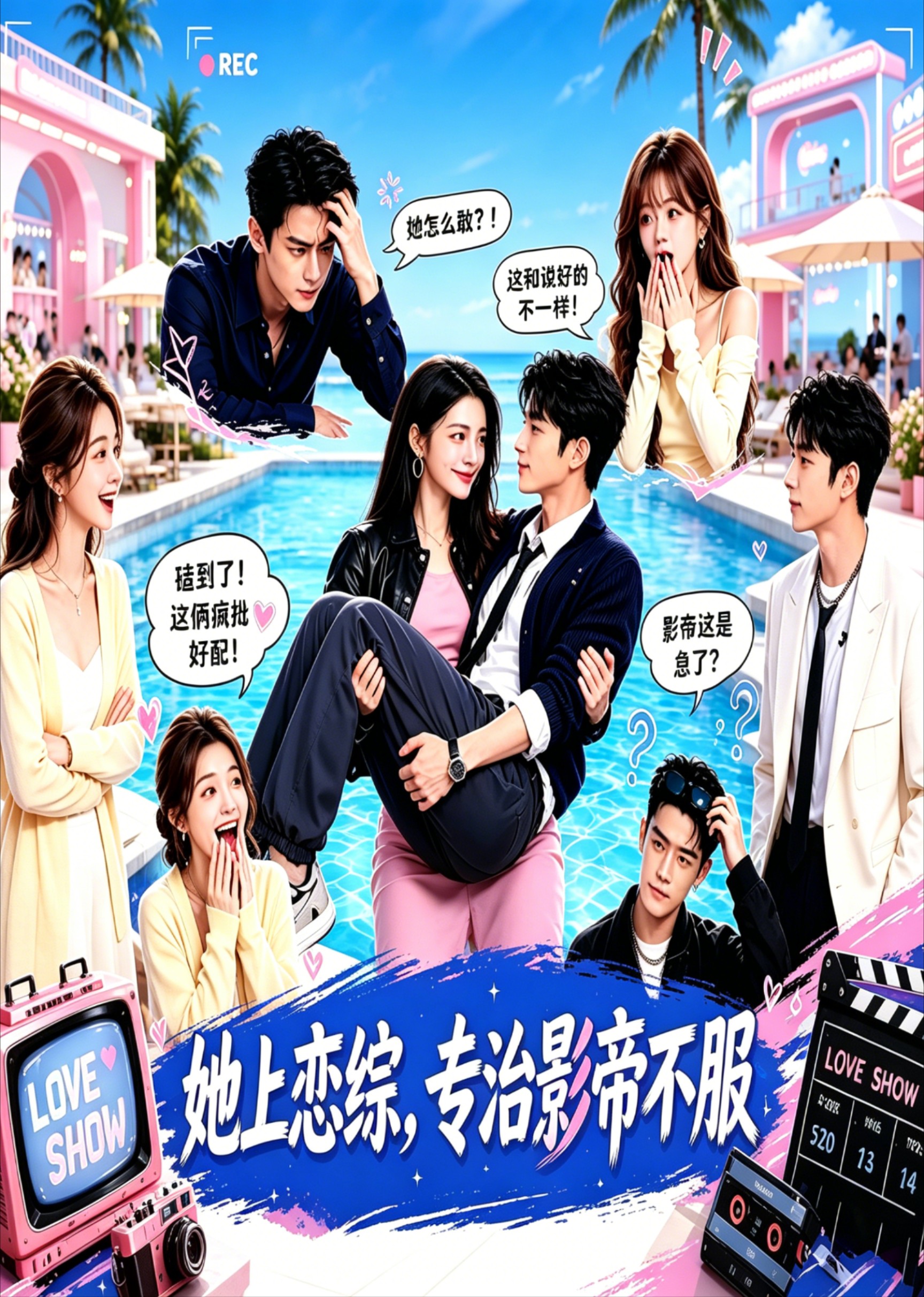 她上恋综，专治影帝不服