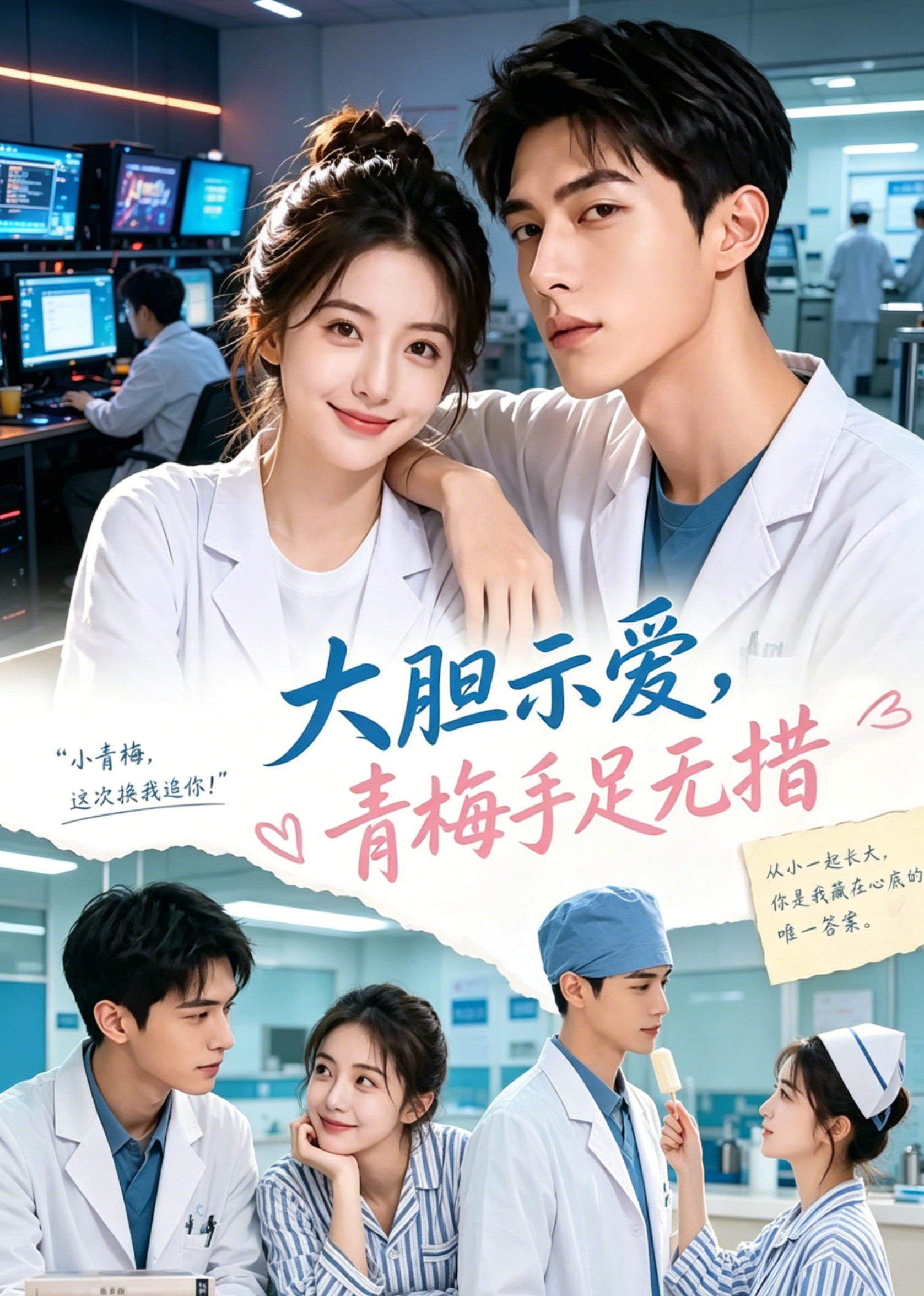 大胆示爱，青梅手足无措