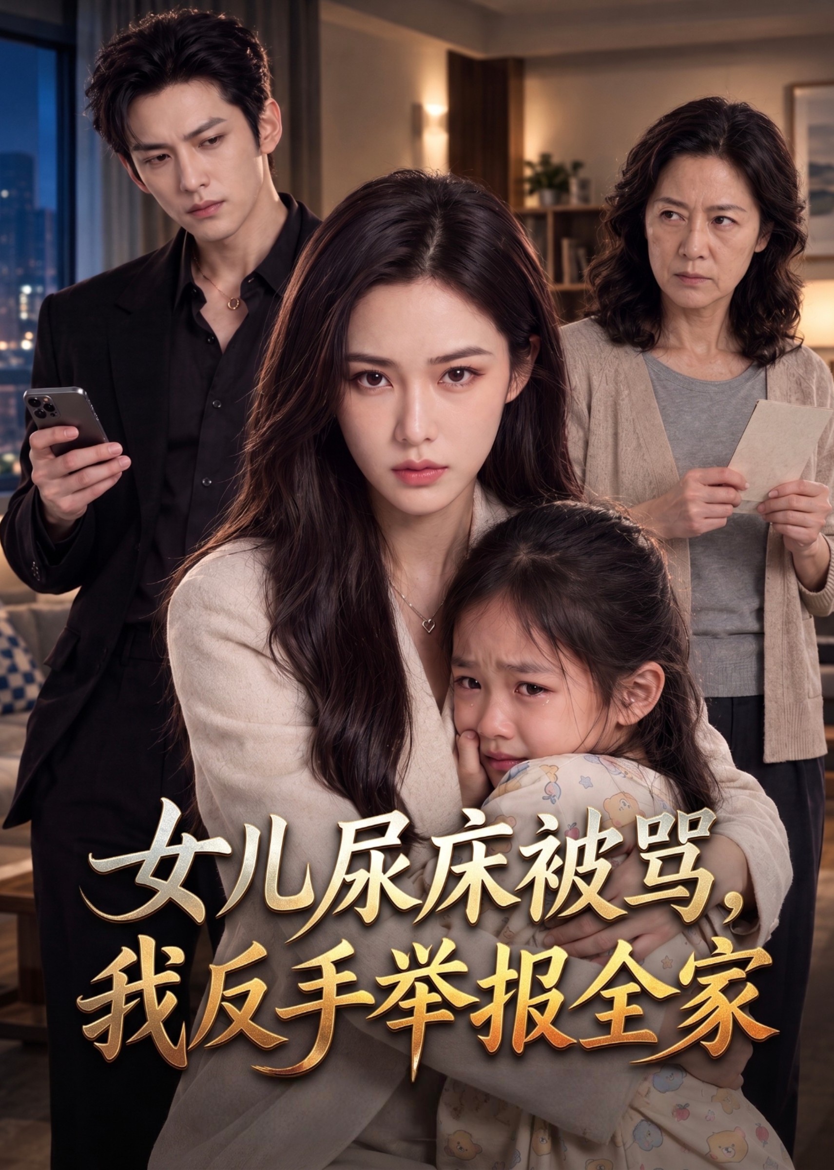 女儿尿床被骂，我反手举报全家封面图