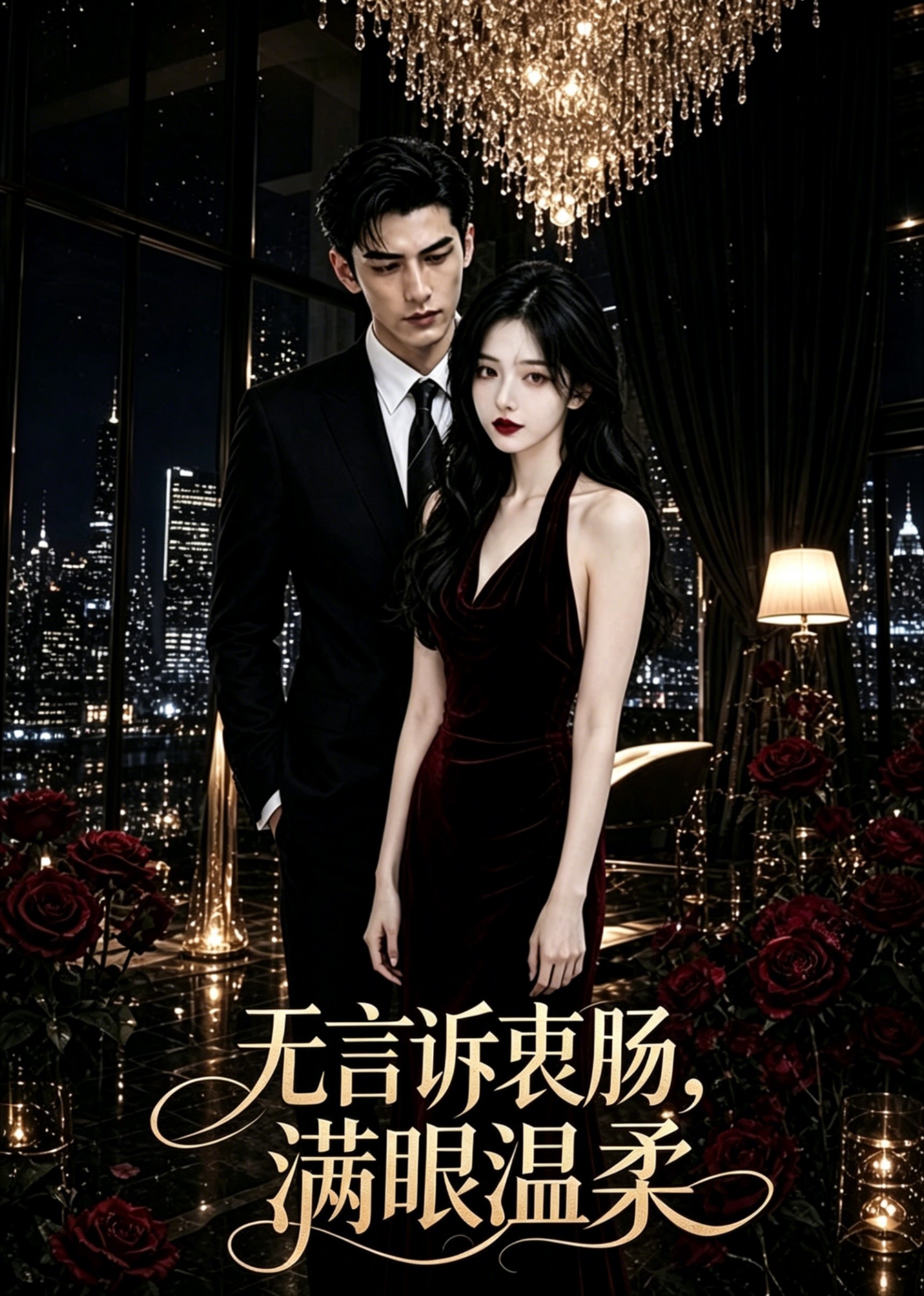 无言诉衷肠，满眼温柔
