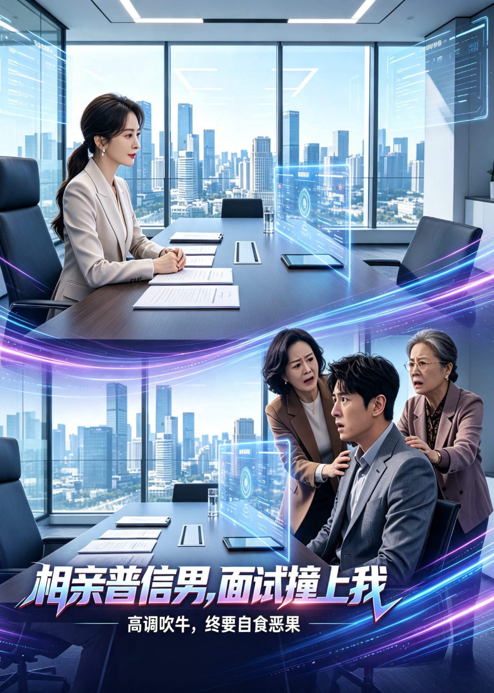 相亲普信男，面试撞上我