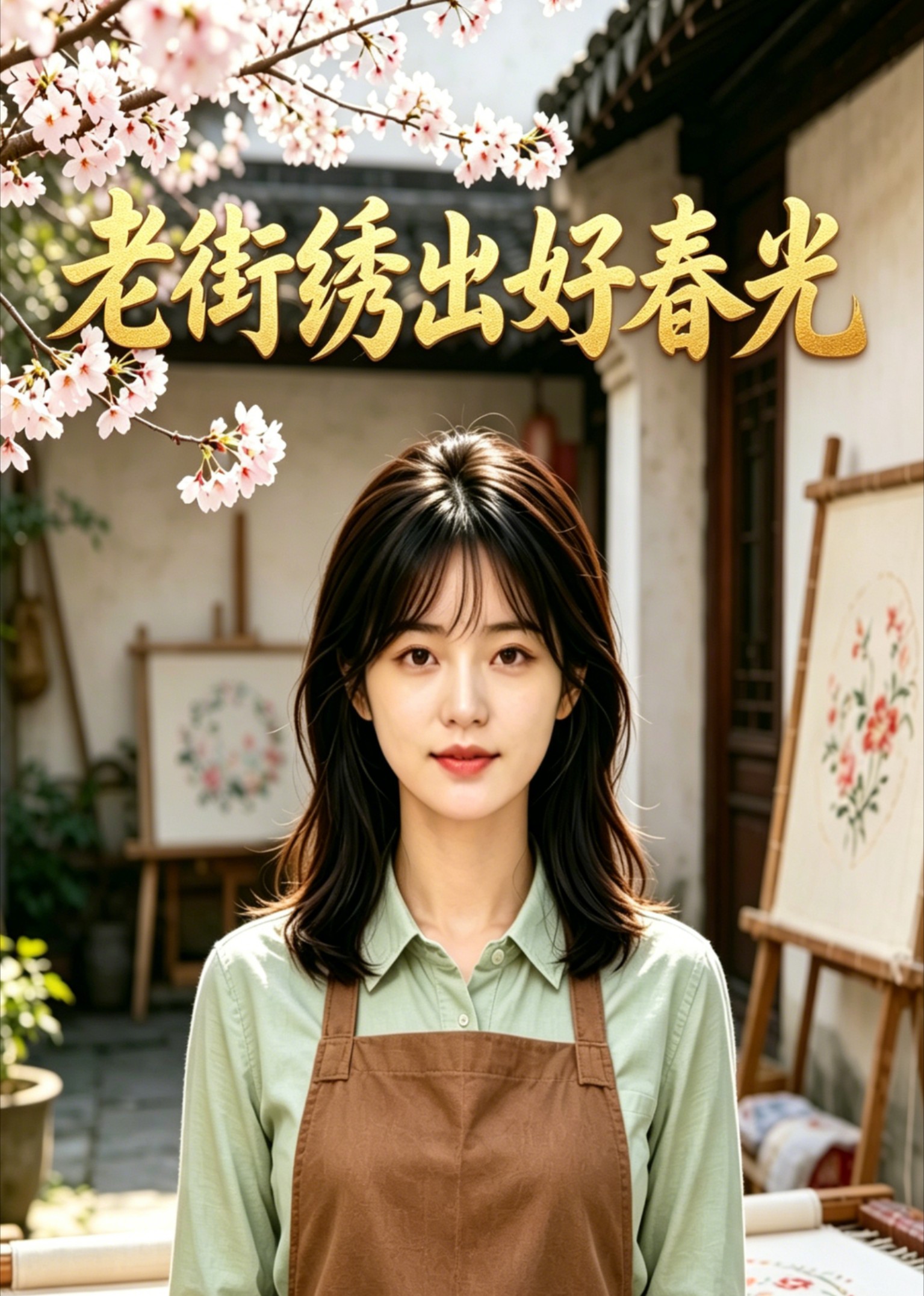 老街绣出好春光