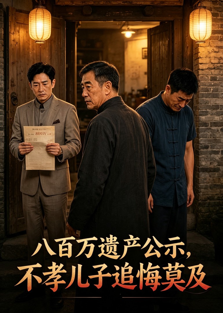 八百万遗产公示，不孝儿子追悔莫及