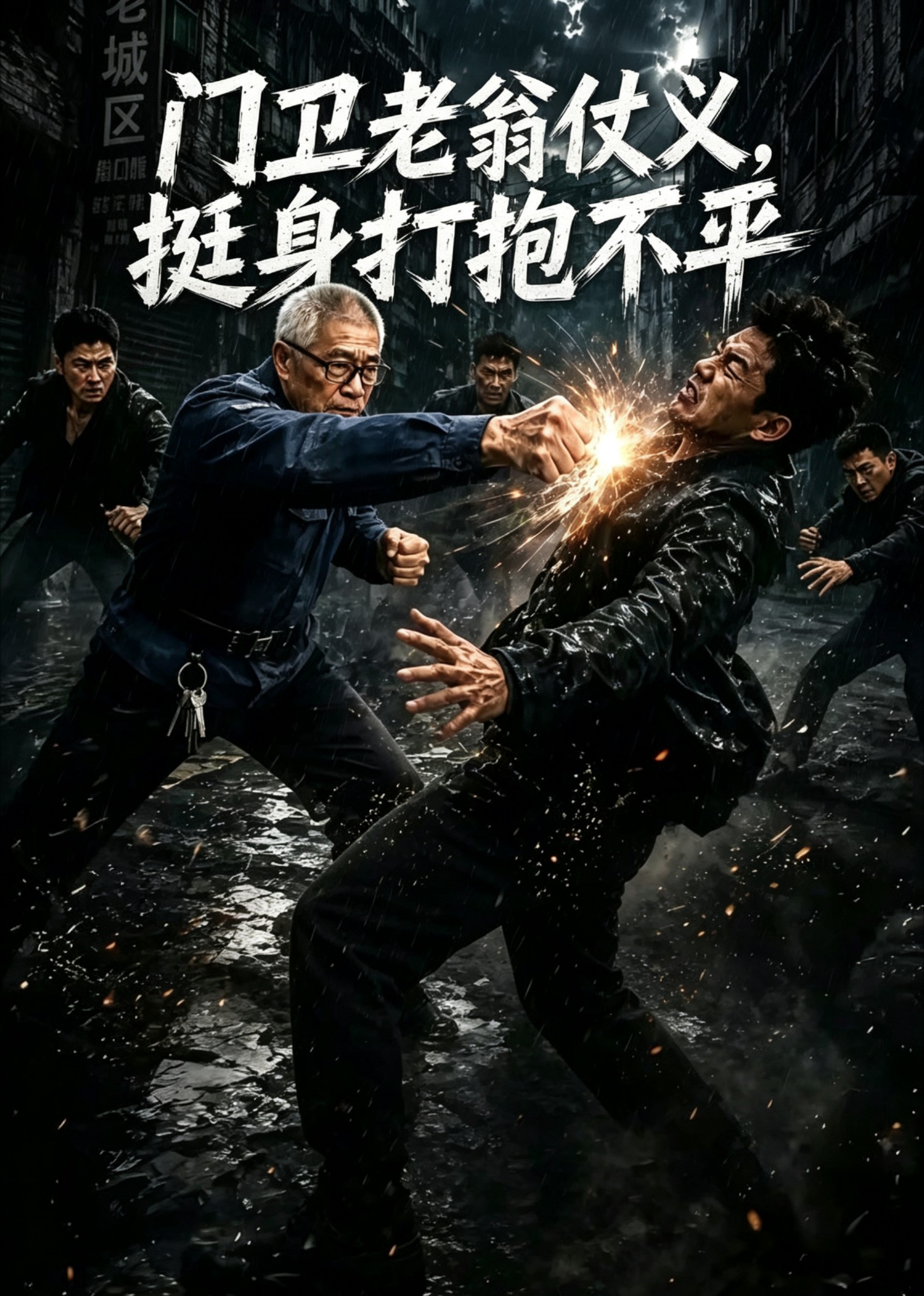 门卫老翁仗义，挺身打抱不平