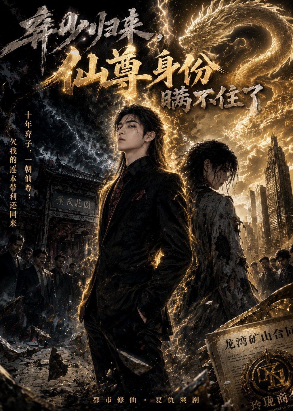 弃少归来，仙尊身份瞒不住了