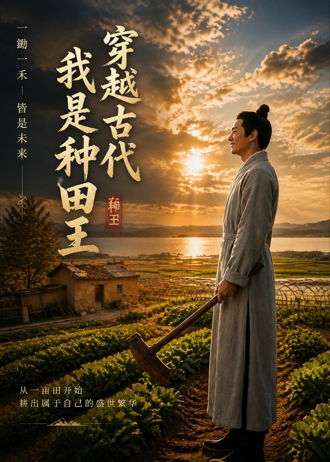 穿越在古代我是种田王封面图