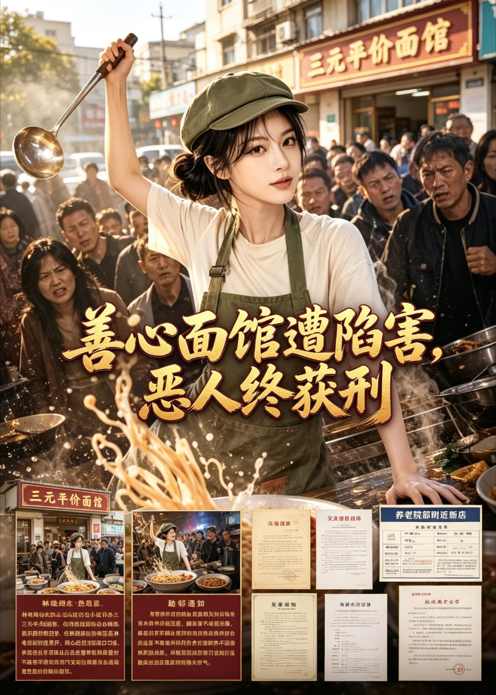 善心面馆遭陷害，恶人终获刑