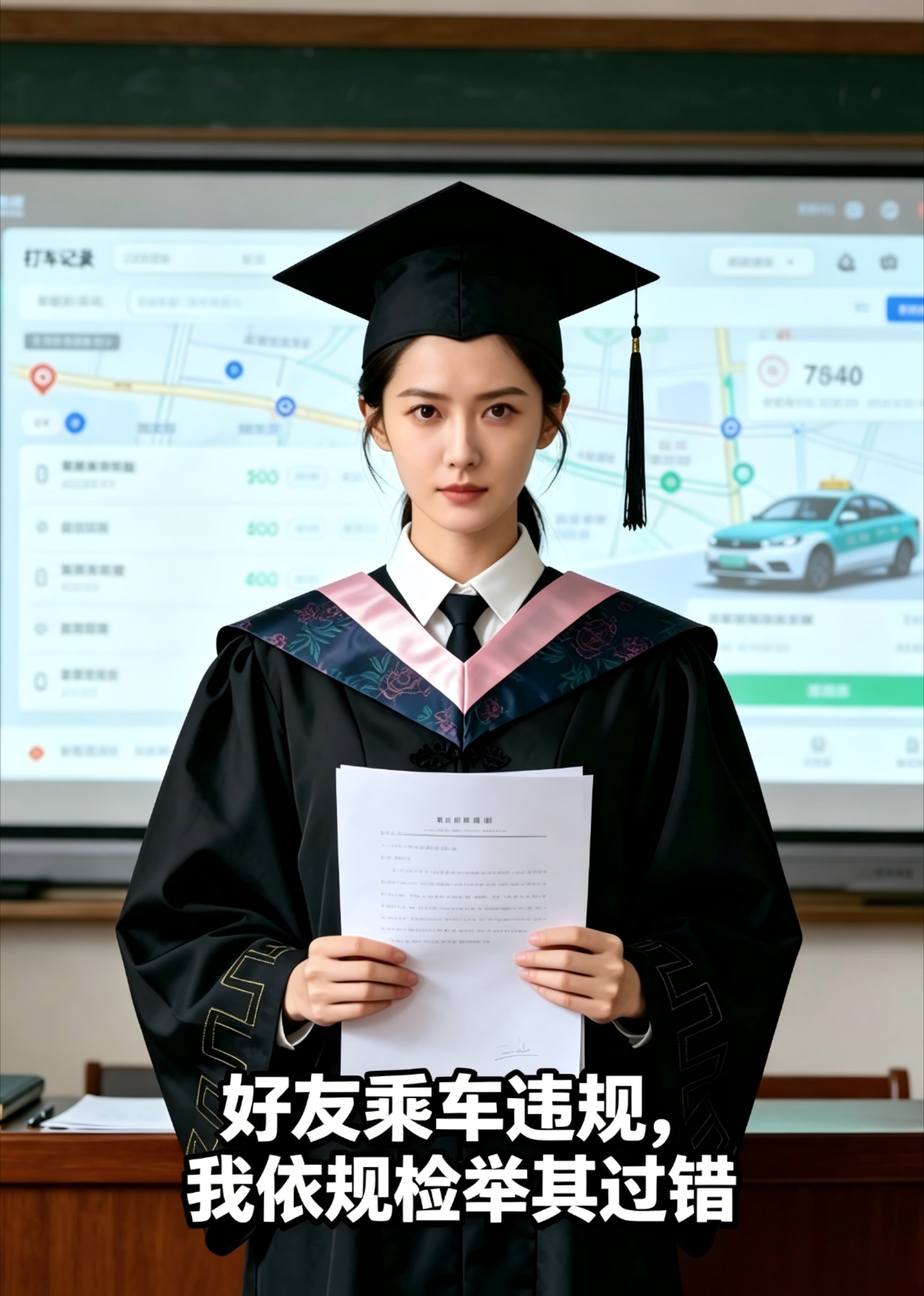 好友乘车违规，我依规检举其过错