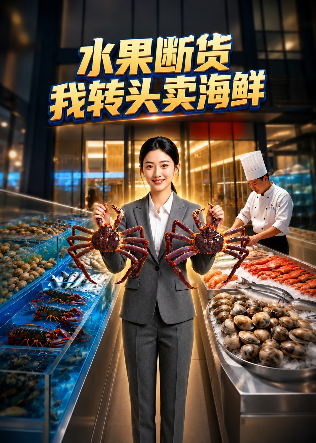 水果断货，我转头卖海鲜