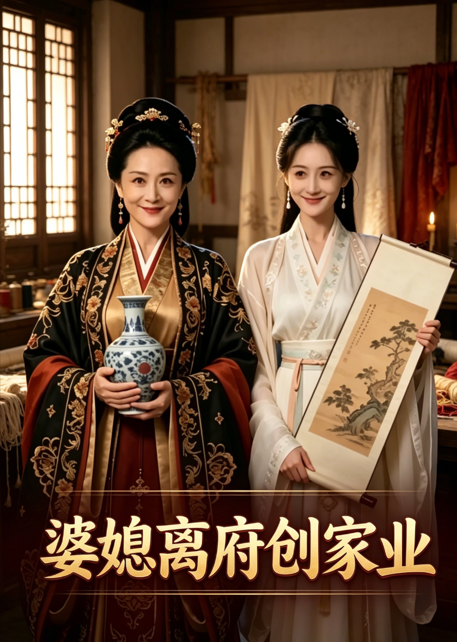 婆媳离府创家业