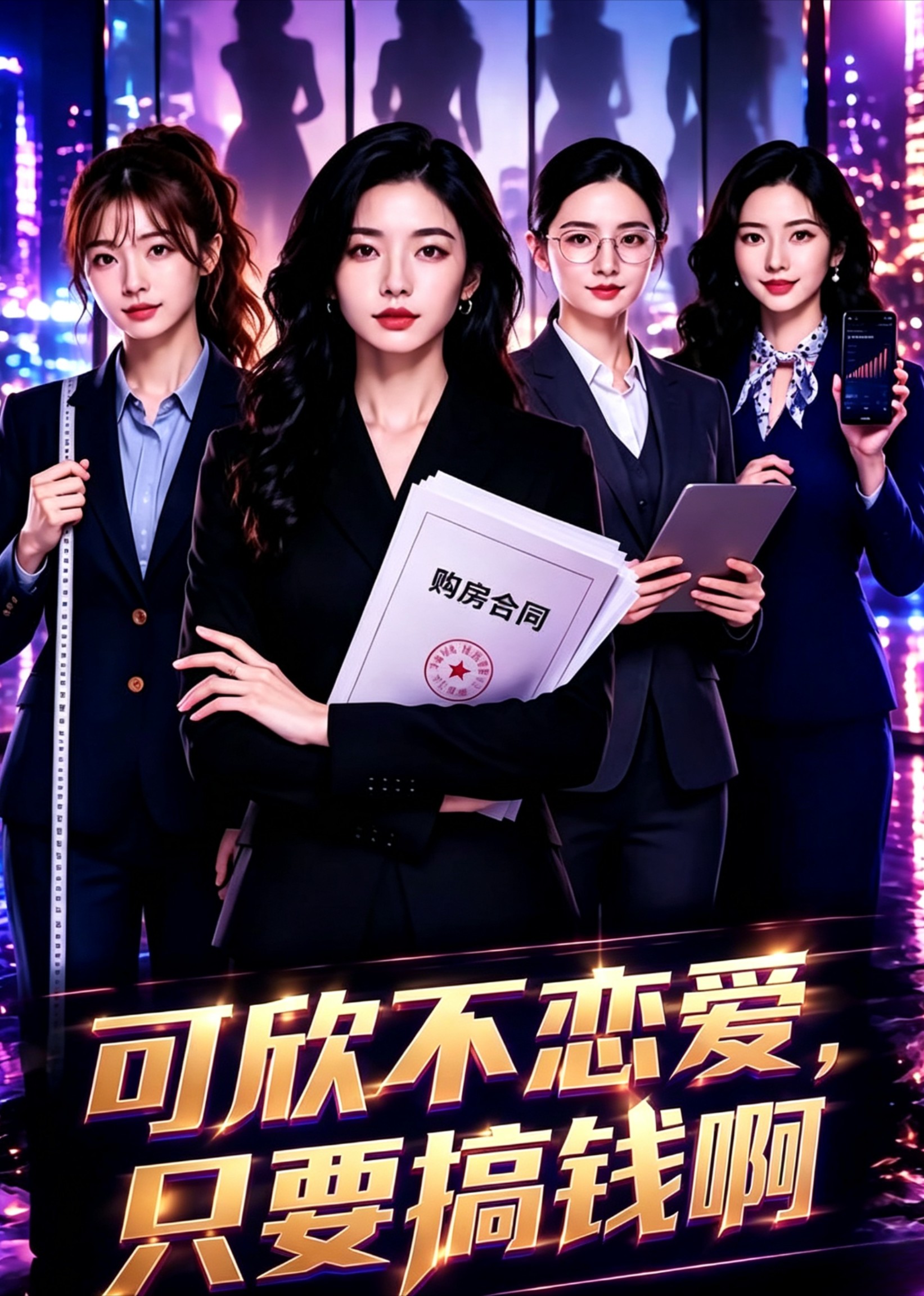 可欣不恋爱，只要搞钱啊