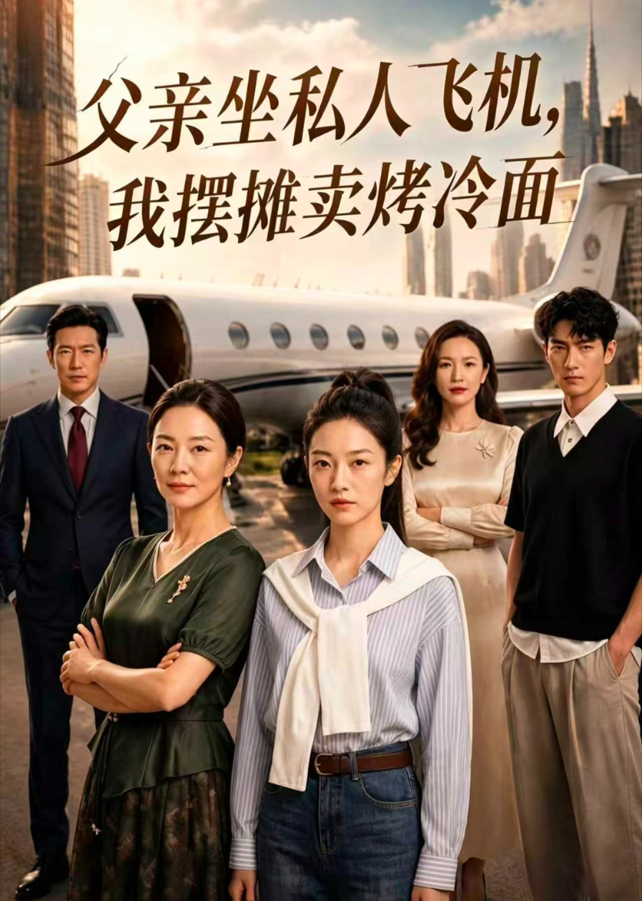父亲坐私人飞机，我摆摊卖烤冷面
