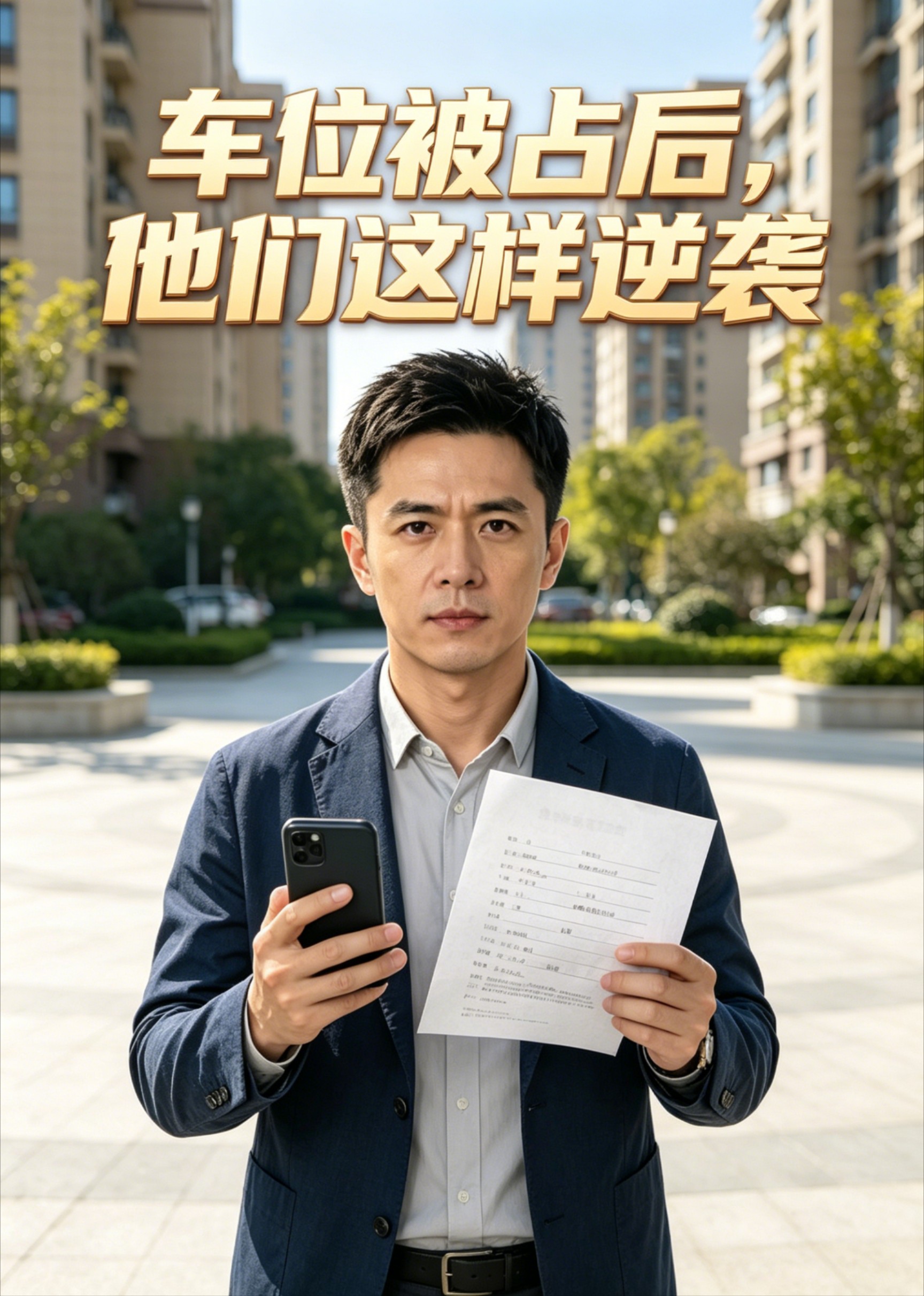 车位被占后，他们这样逆袭