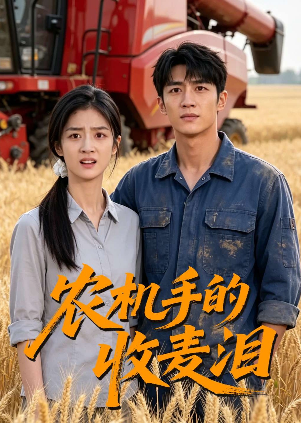 农机手的收麦泪