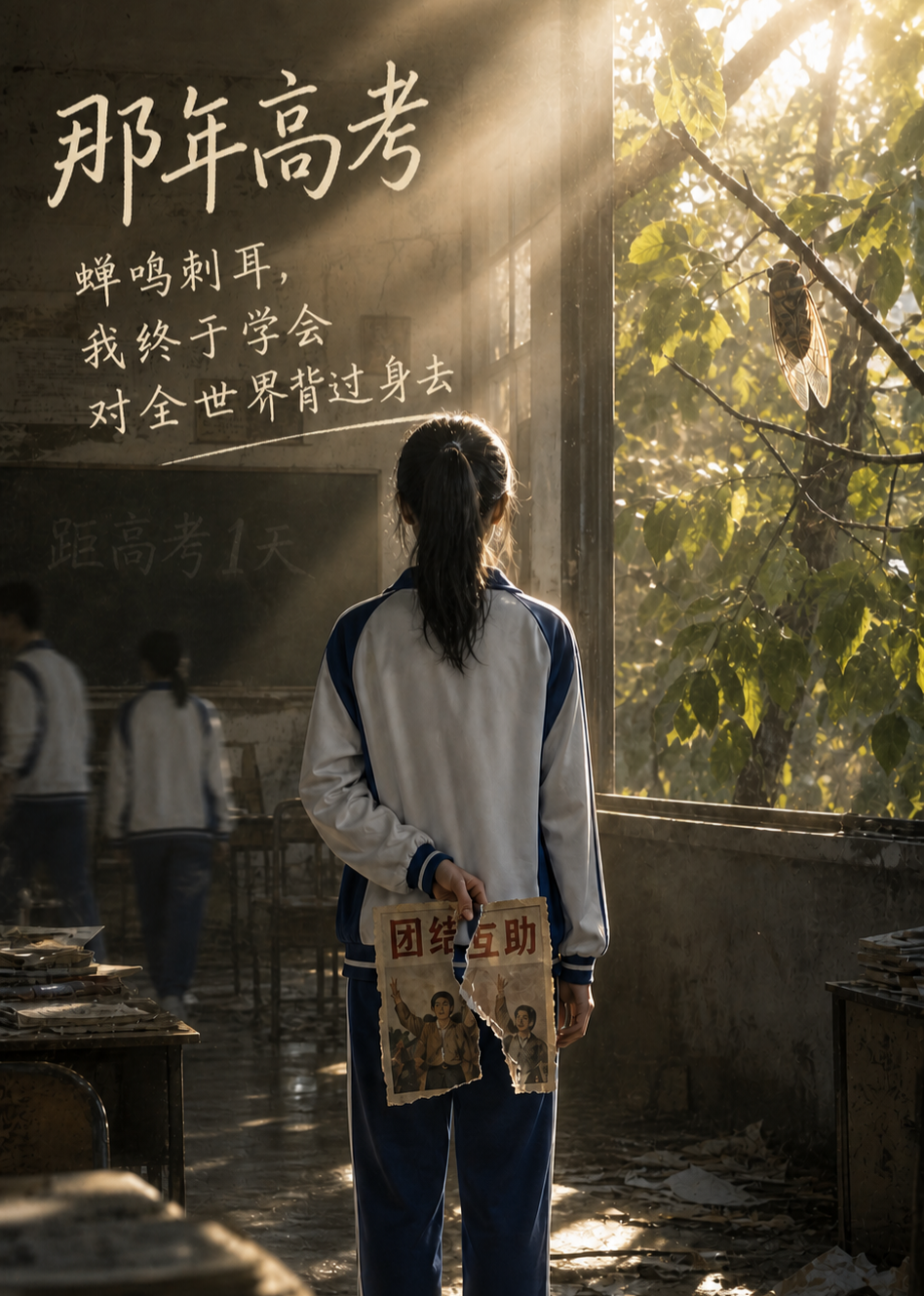 那年高考蝉鸣刺耳，我终于学会对全世界背过身去
