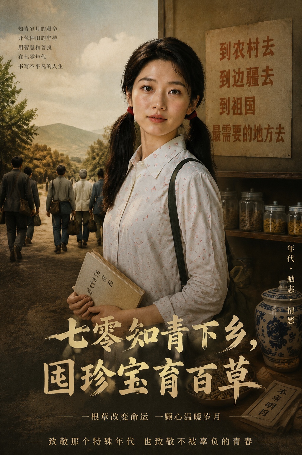 七零知青下乡：囤珍宝育百草