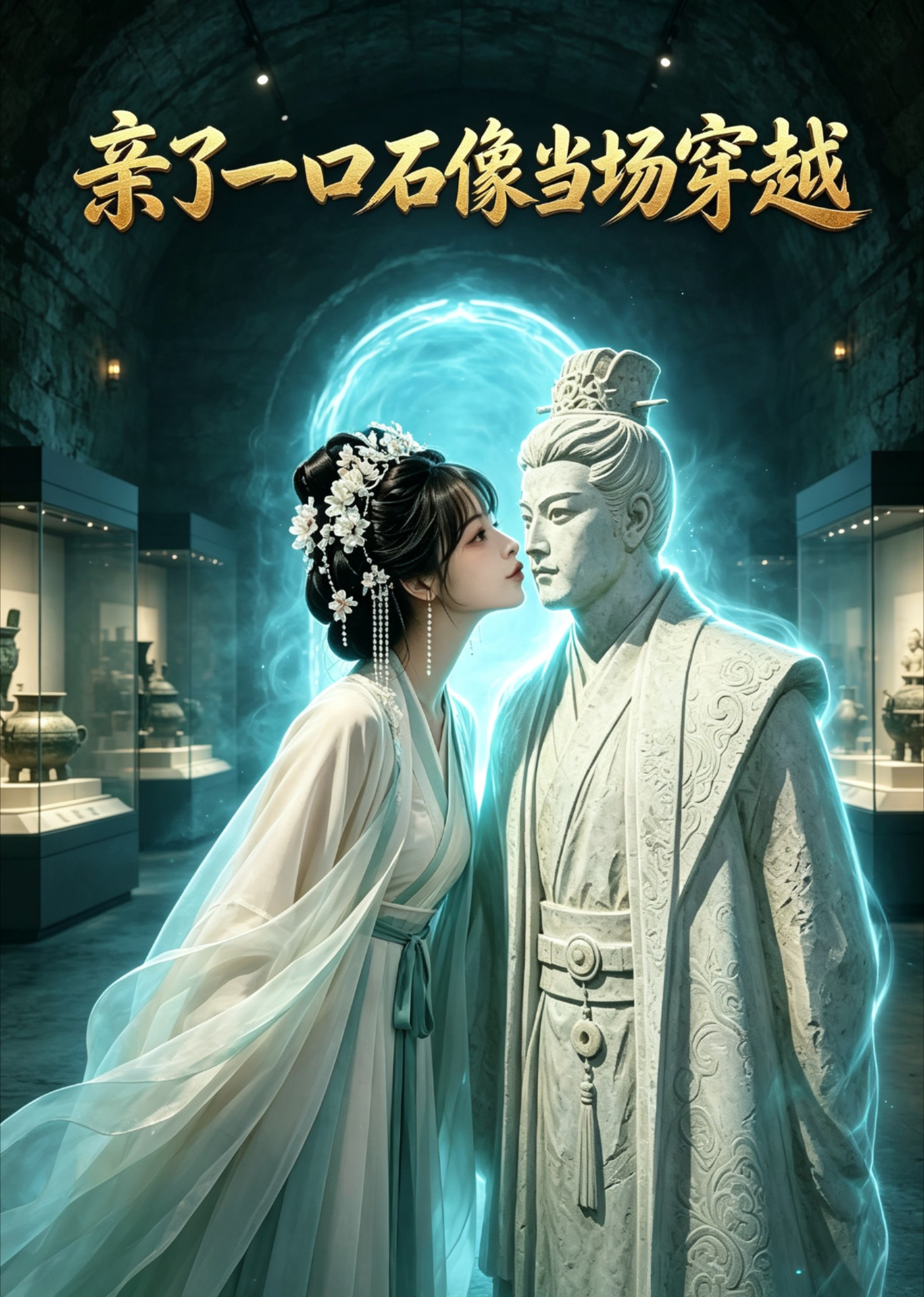亲了一口石像当场穿越