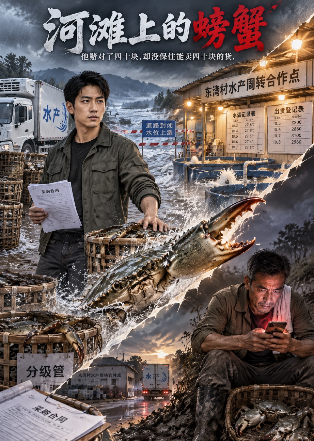 河滩上的螃蟹封面图
