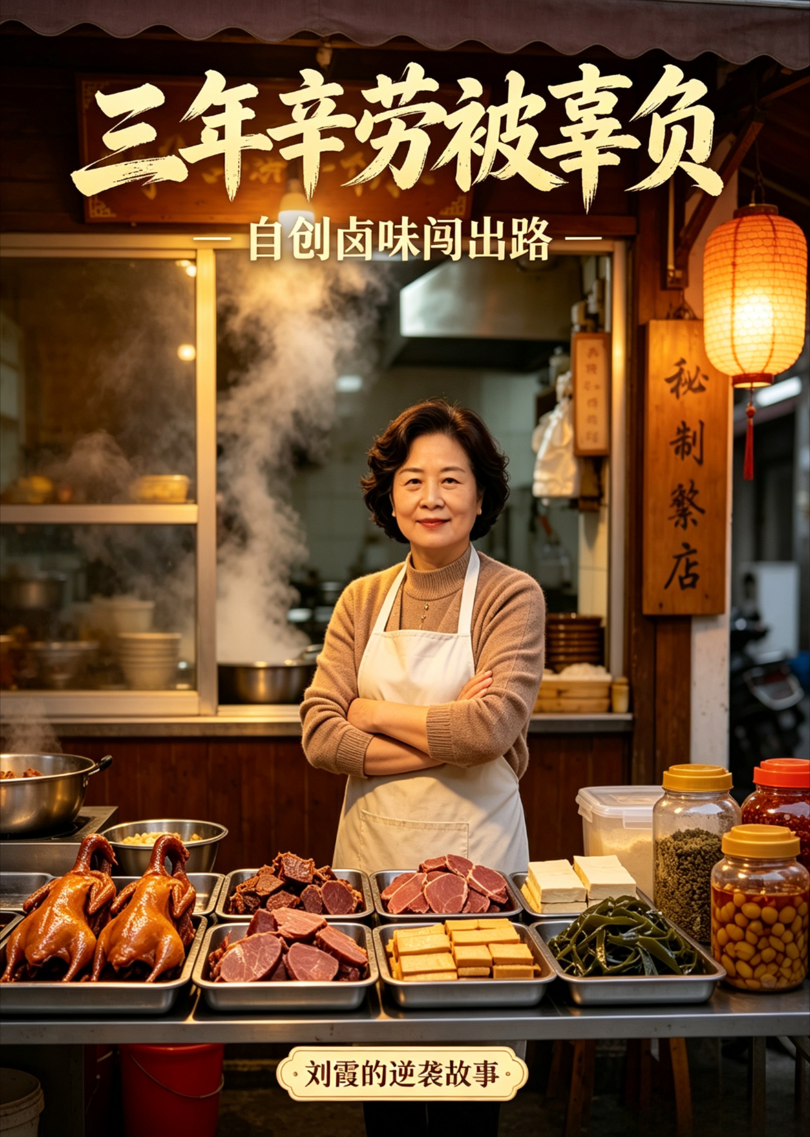 三年辛劳被辜负，自创卤味闯出路海报