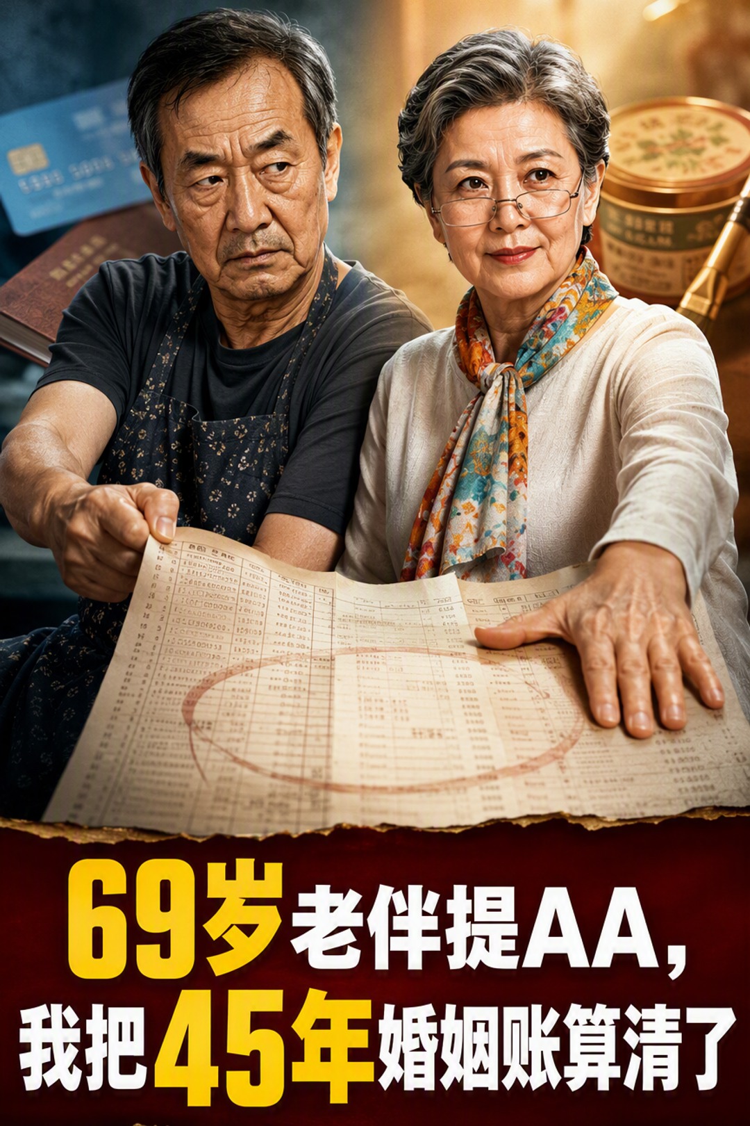 69岁老伴提AA，我把45年婚姻账算清了封面图