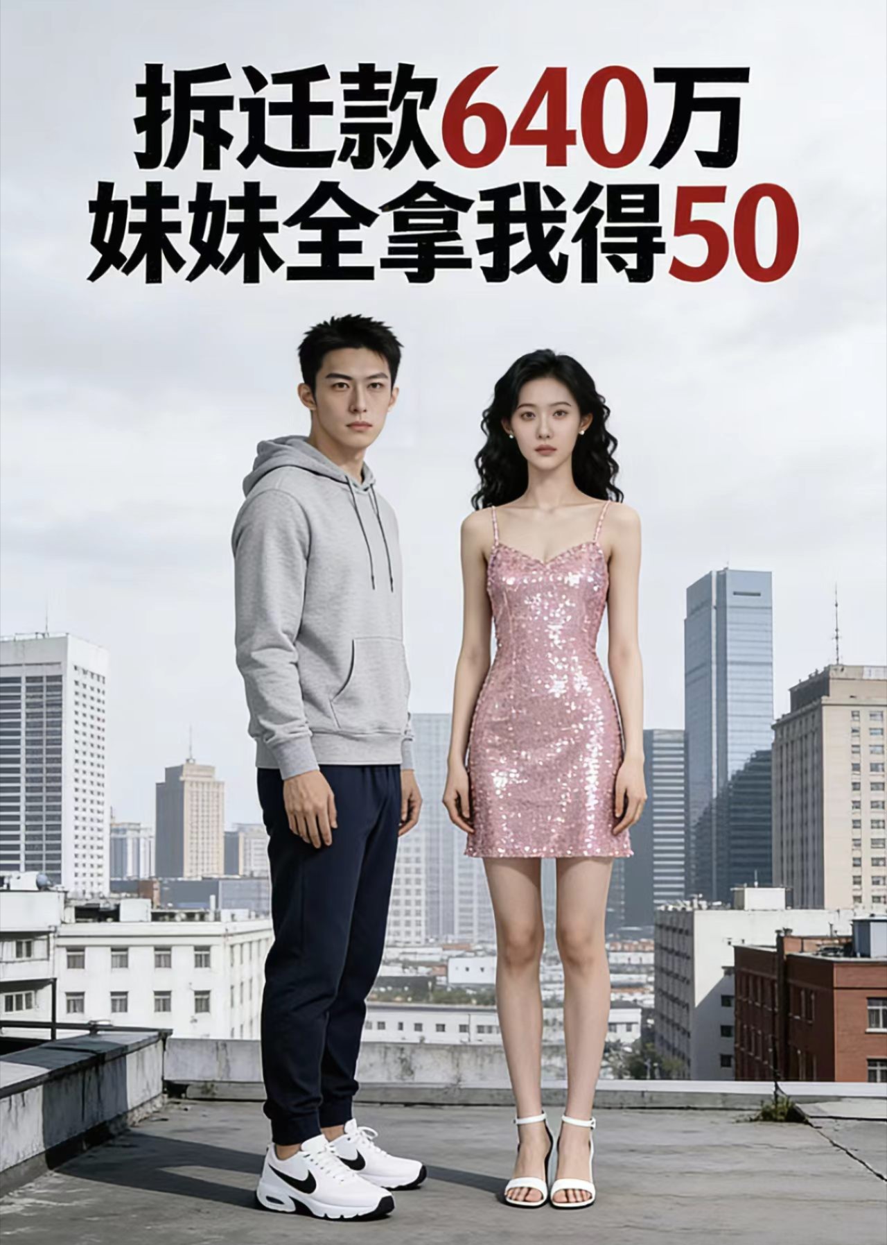 拆迁款640万妹妹全拿我得50