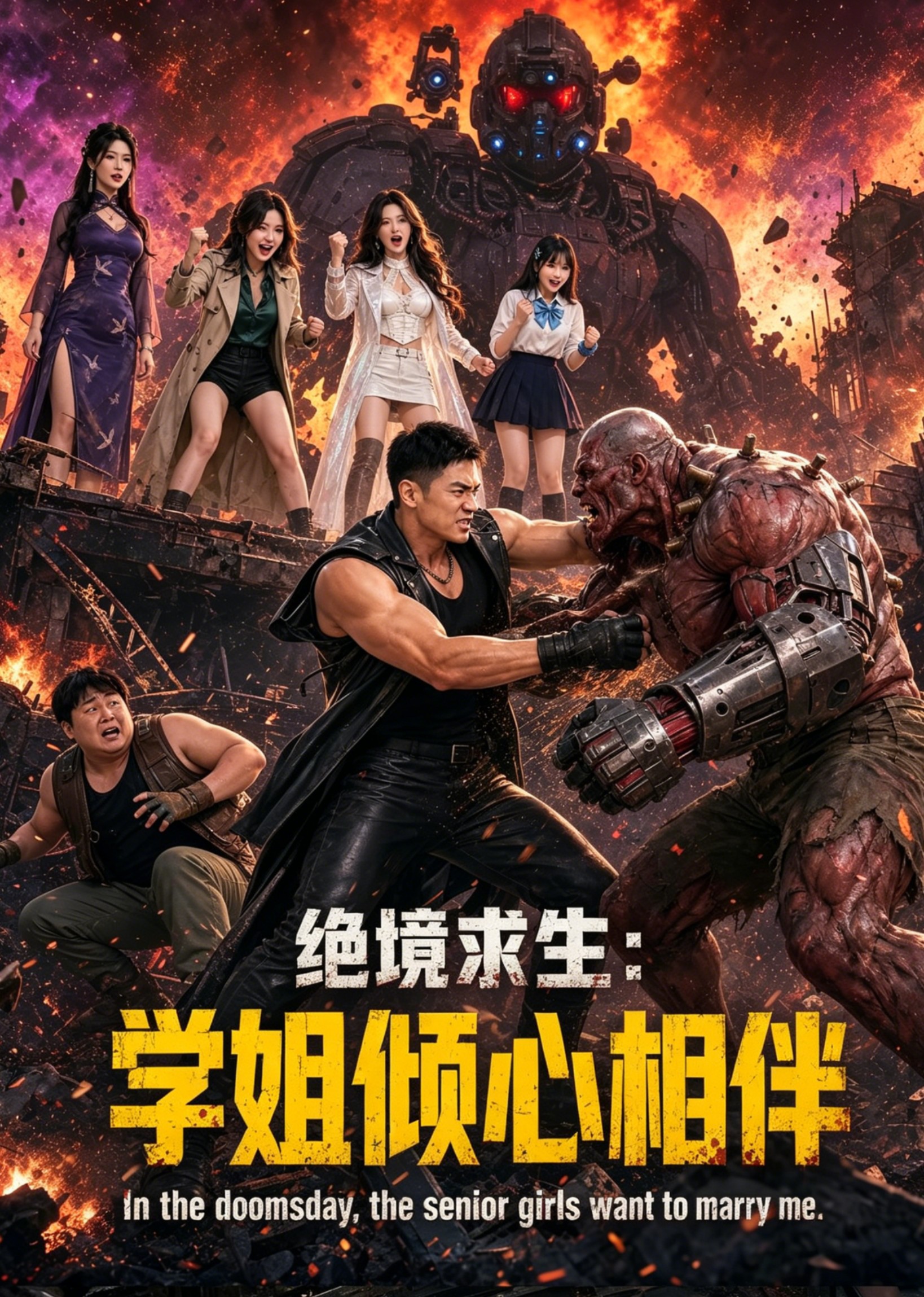 绝境求生：学姐倾心相伴