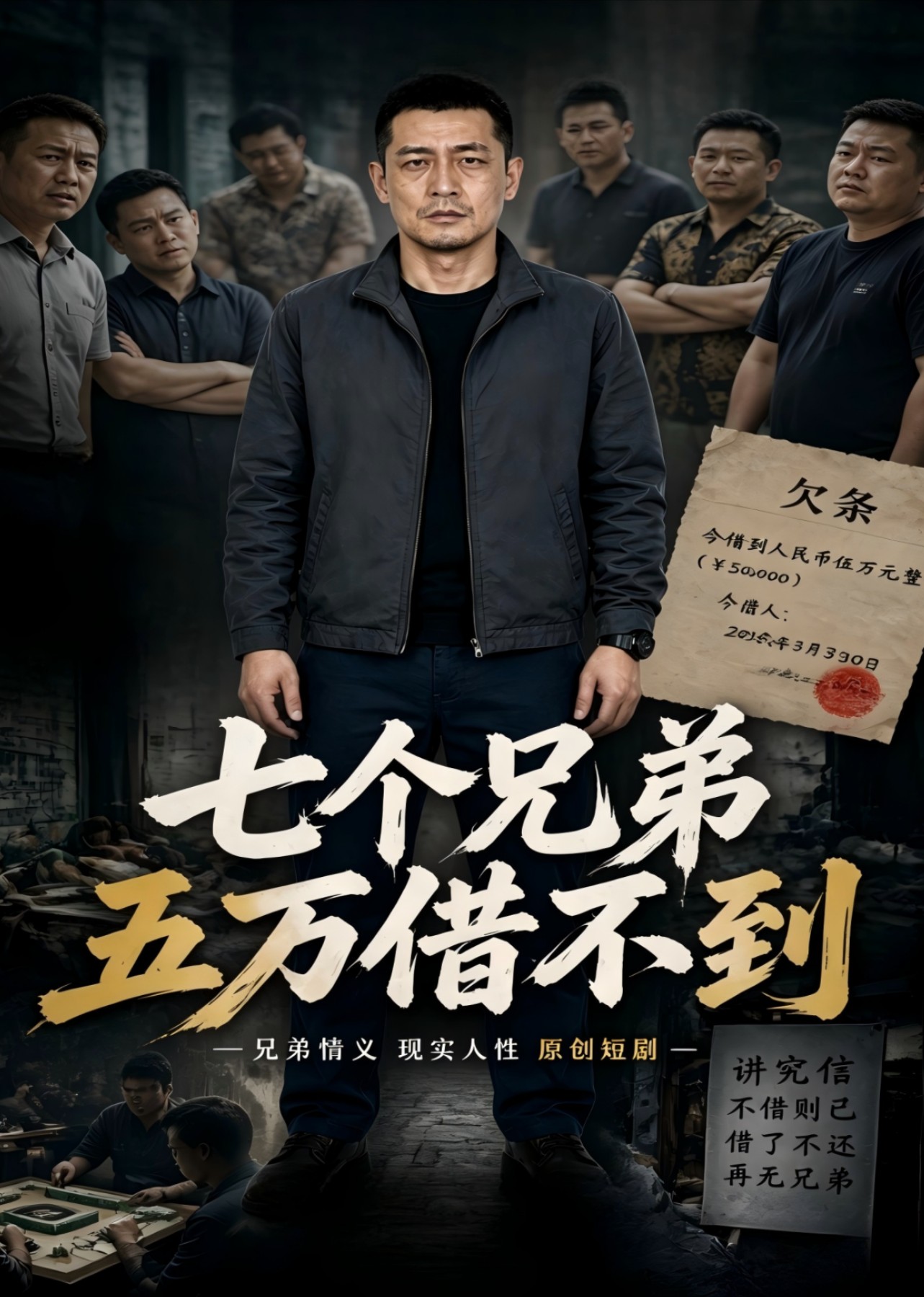 七个兄弟，五万借不到