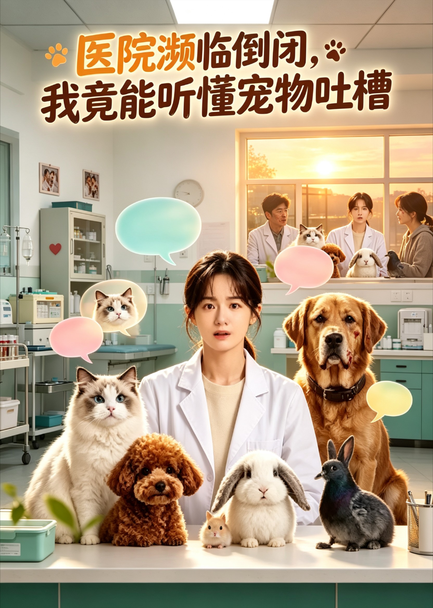 医院濒临倒闭，我竟能听懂宠物吐槽封面图
