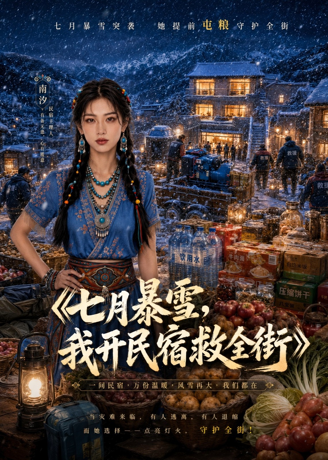 七月暴雪，我开民宿救全街封面图