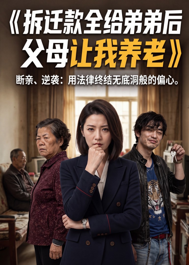 拆迁款全给弟弟后，父母让我养老封面图