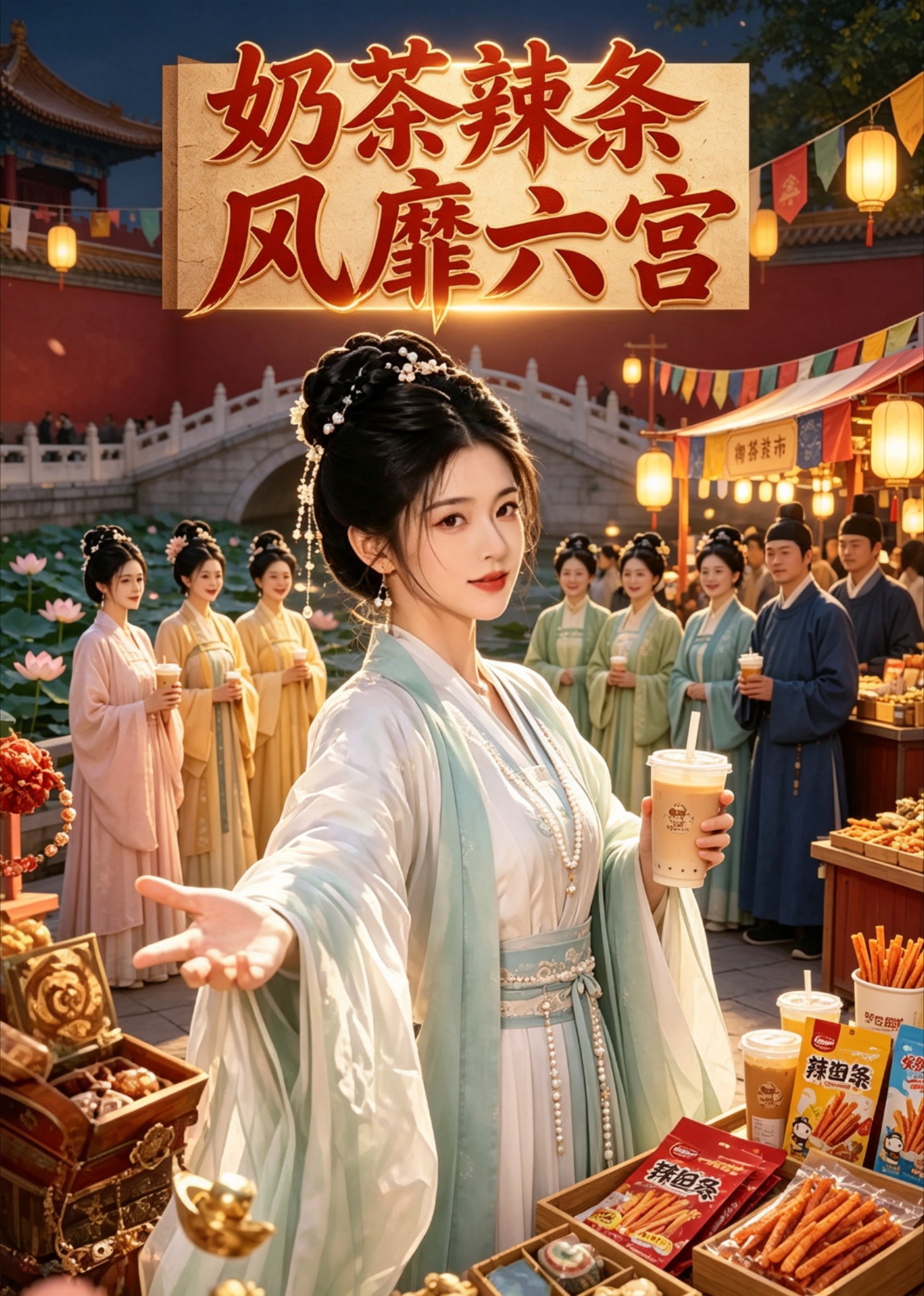 奶茶辣条风靡六宫封面图