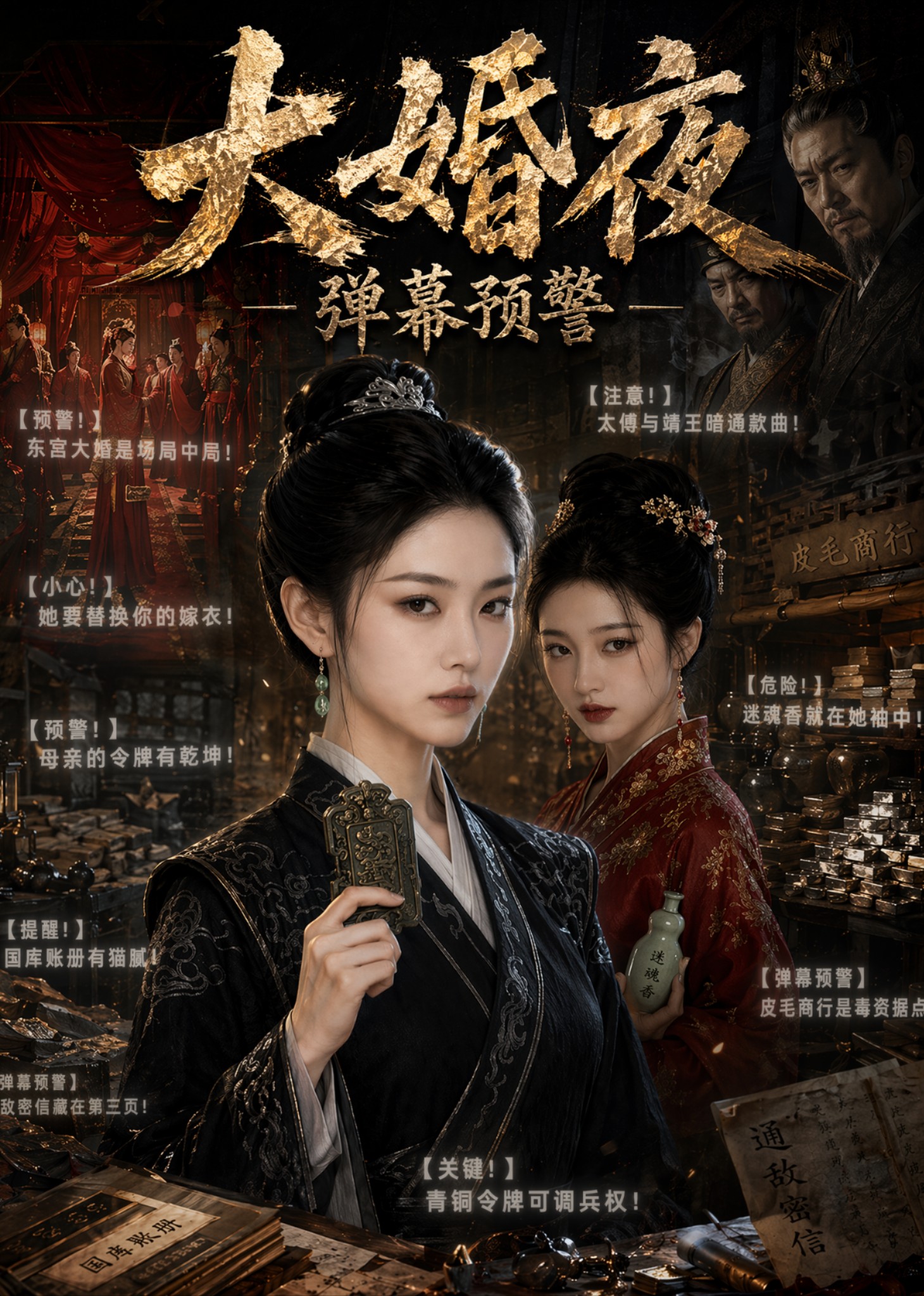 大婚夜弹幕预警
