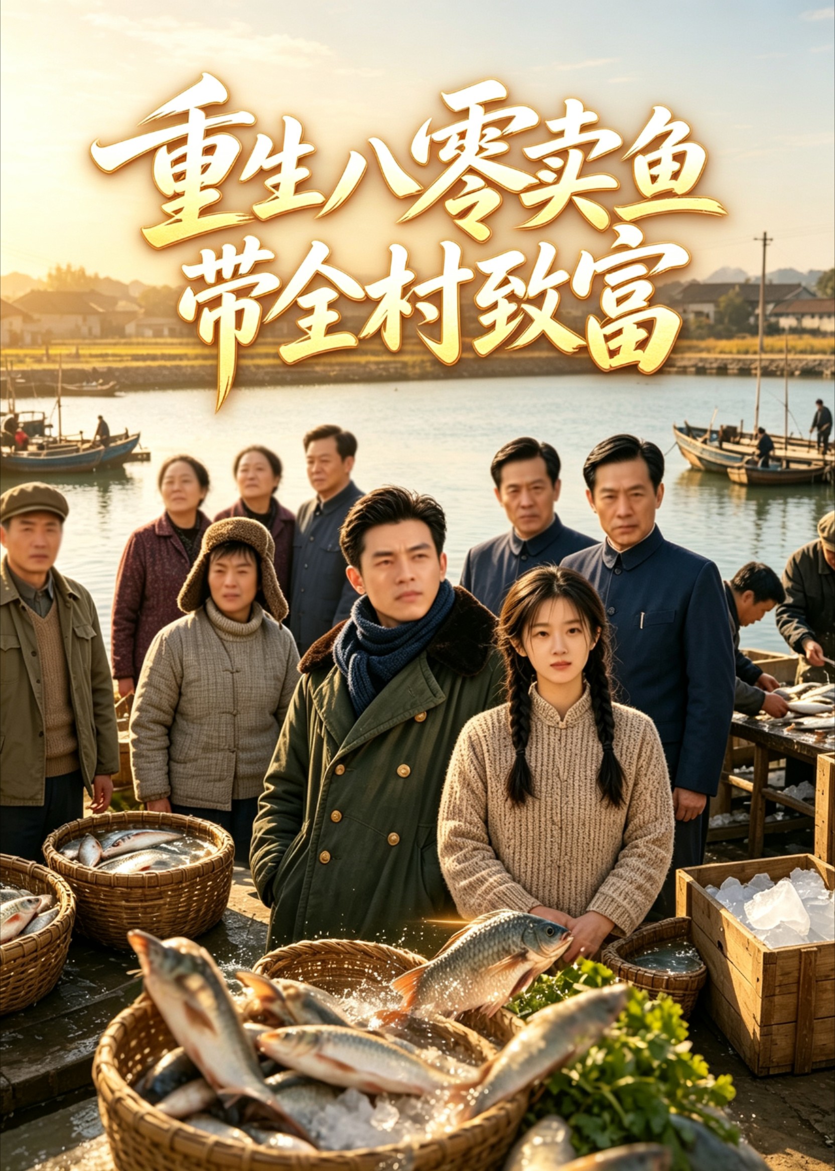 重生八零卖鱼带全村致富封面图