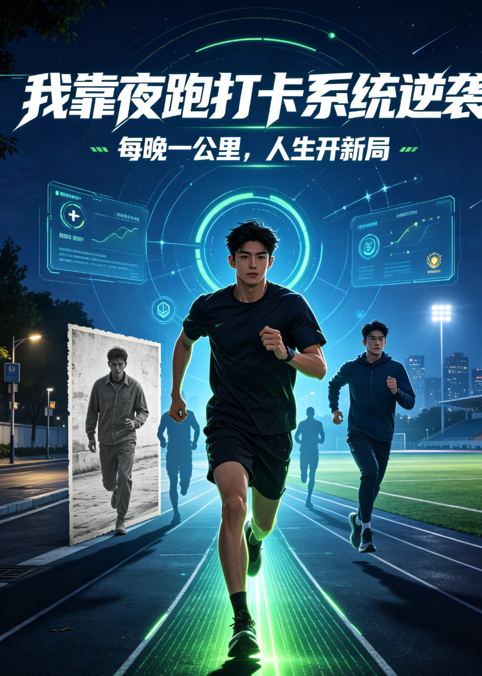 我靠夜跑打卡系统逆袭封面图