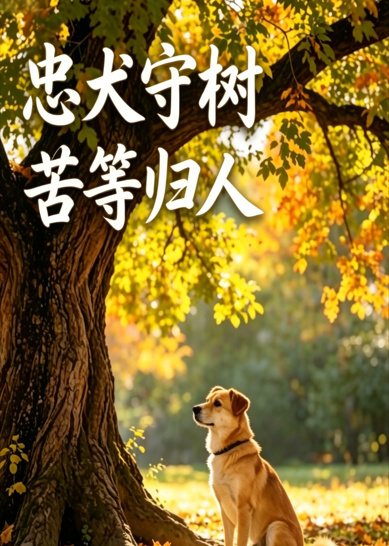 忠犬守树苦等归人