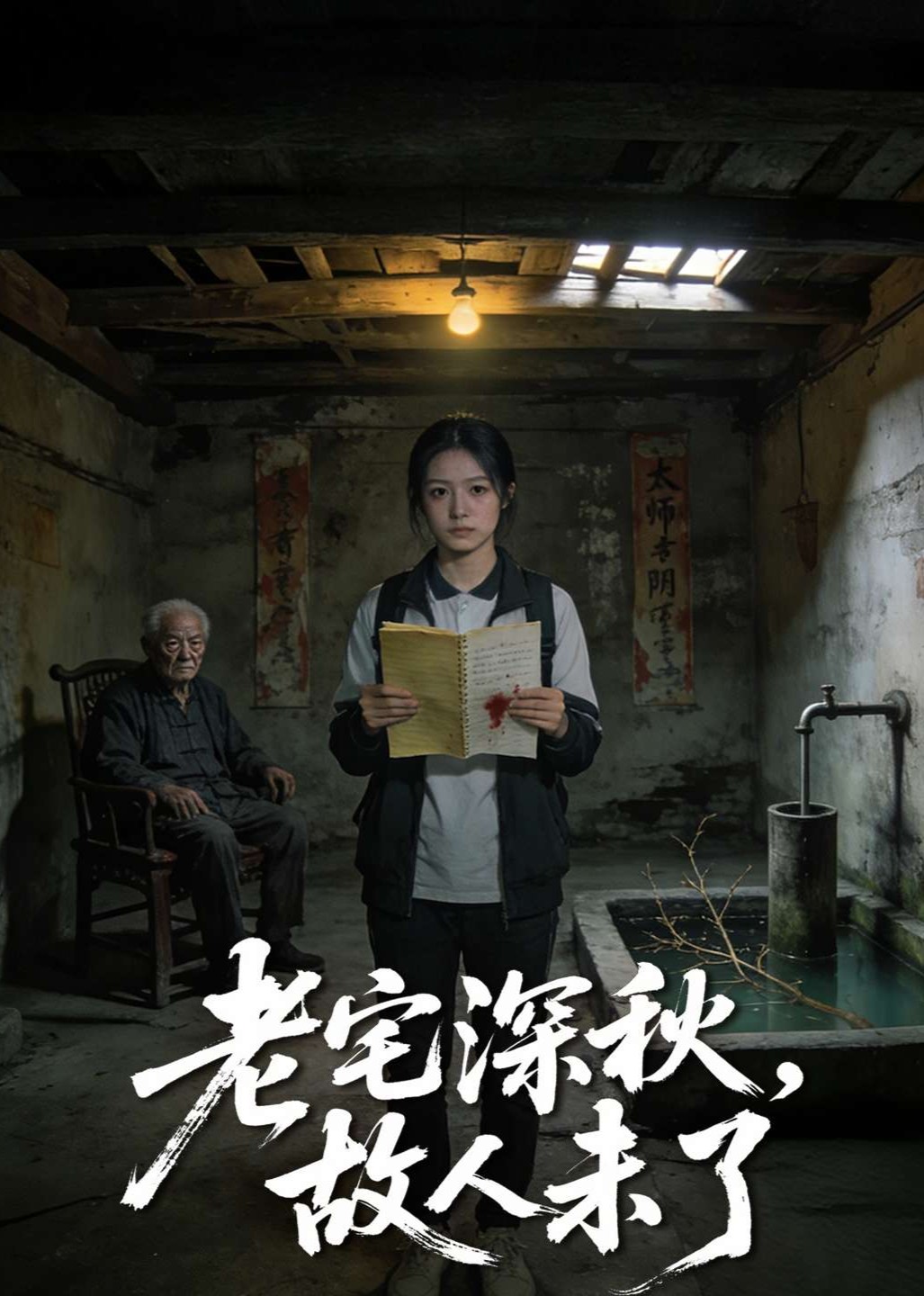 老宅深秋，故人未了