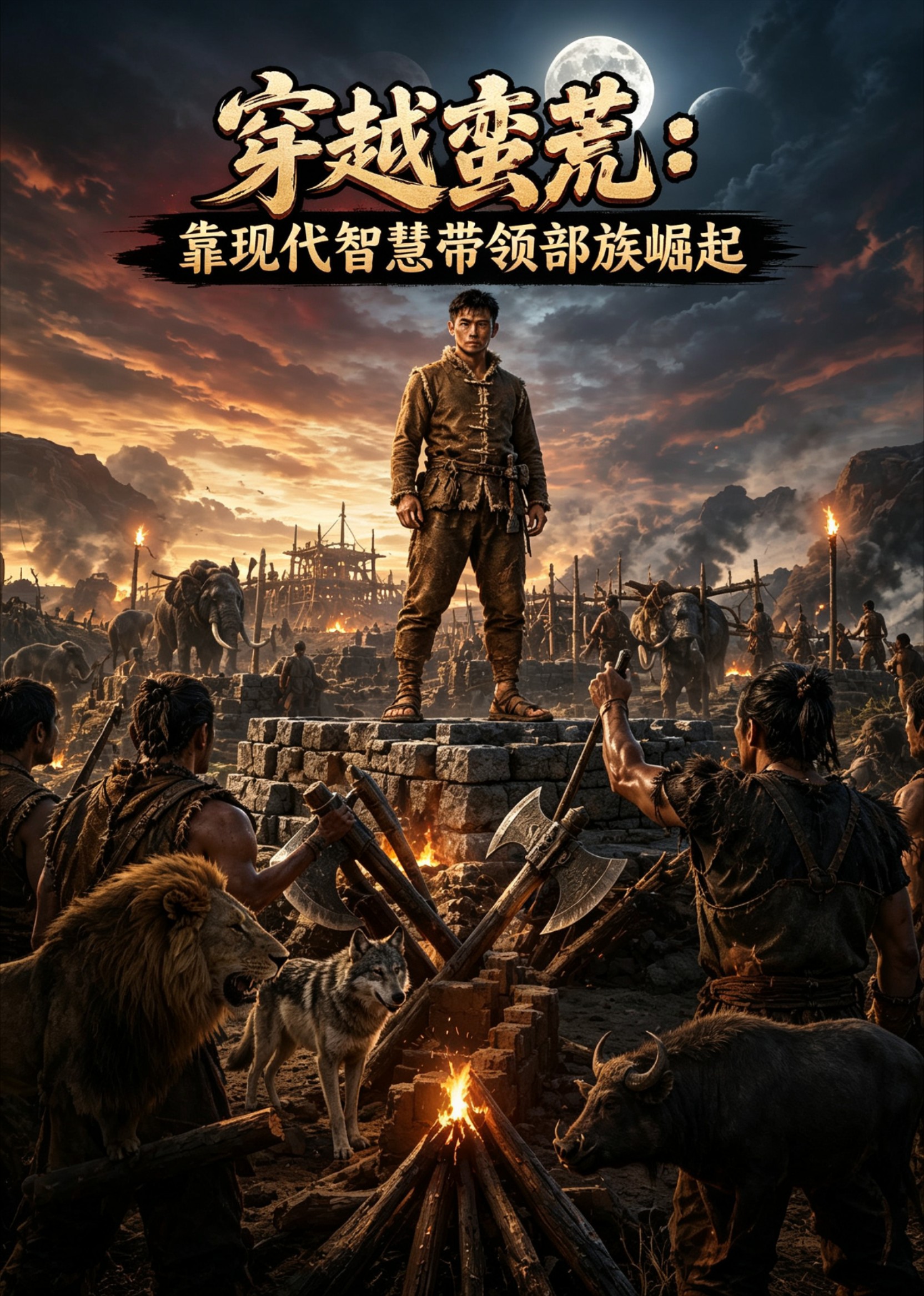 穿越蛮荒：靠现代智慧带领部族崛起封面图