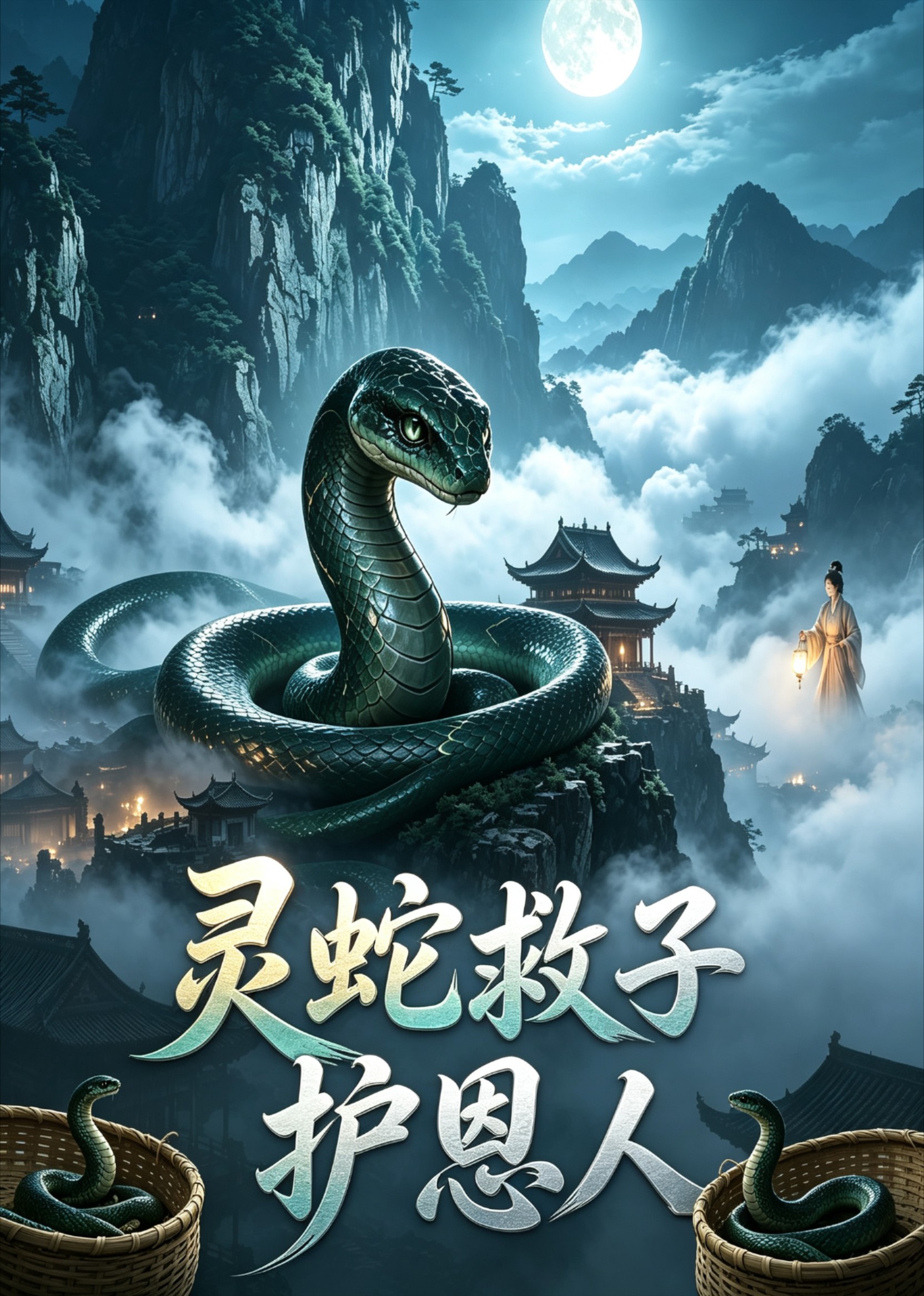 灵蛇救子护恩人