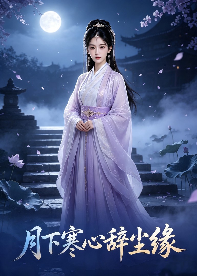 月下寒心辞尘缘封面图