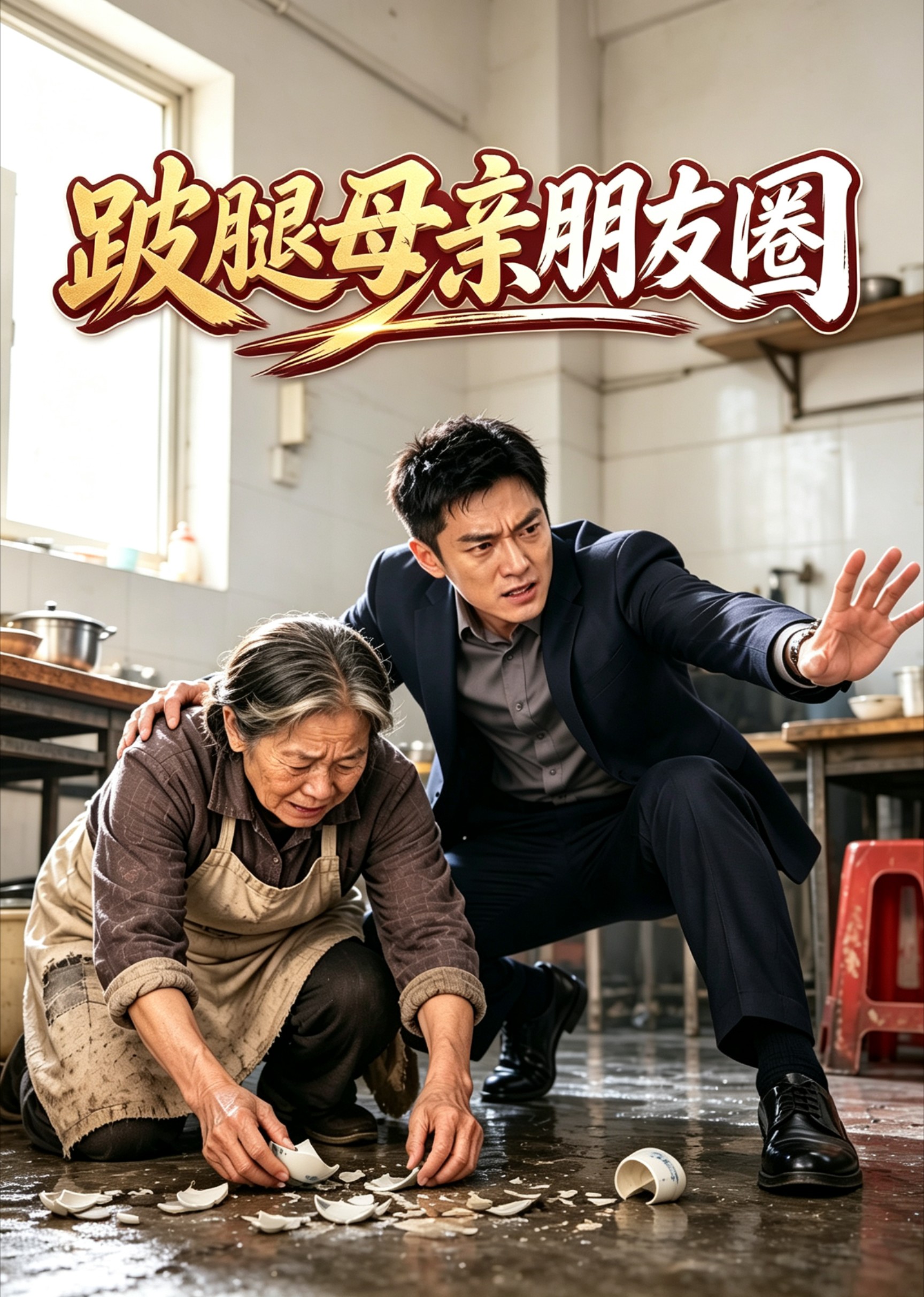 跛腿母亲朋友圈封面图