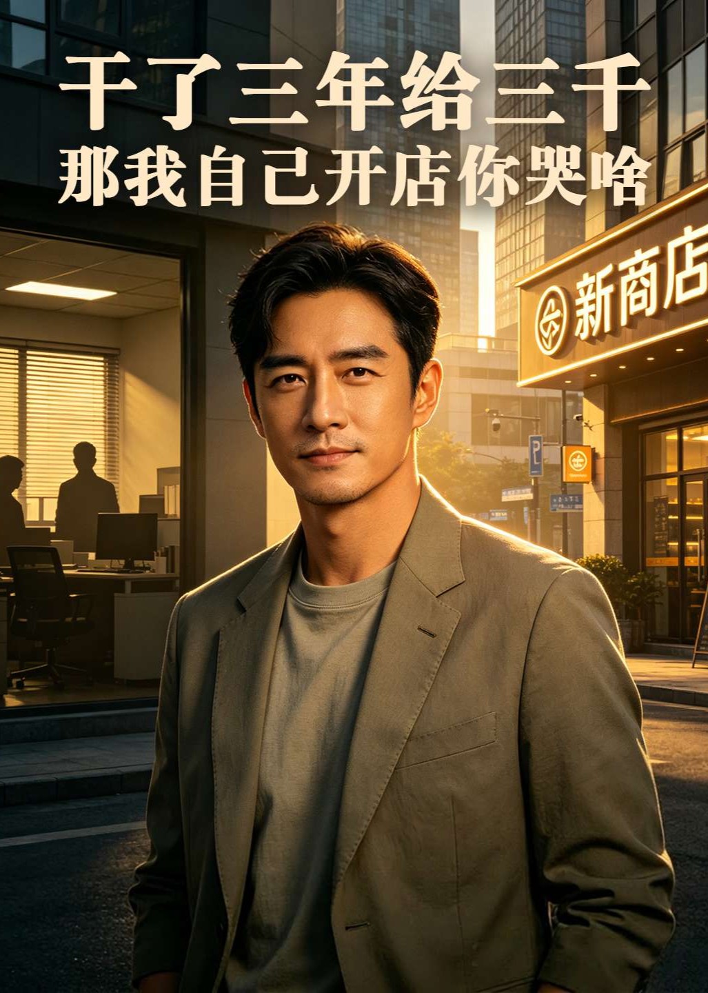 干了三年给三千那我自己开店你哭啥