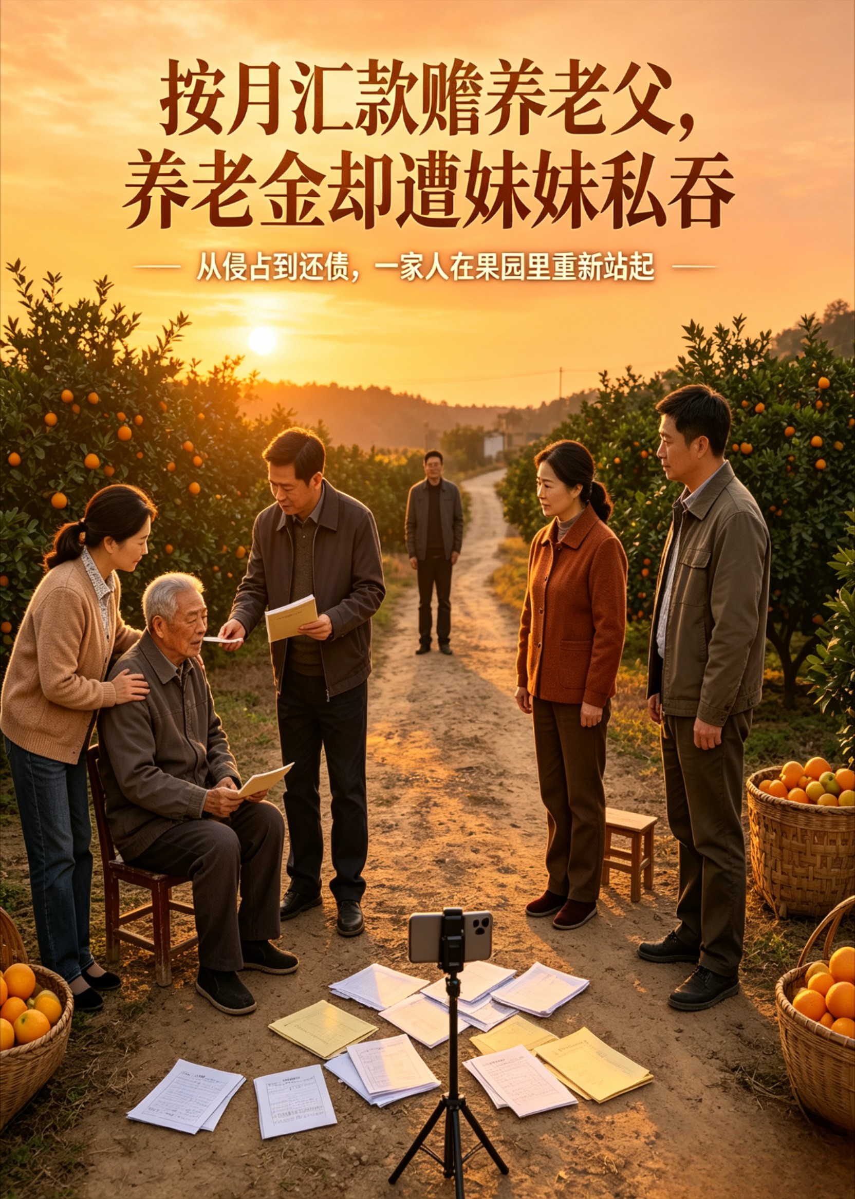 按月汇款赡养老父，养老金却遭妹妹私吞