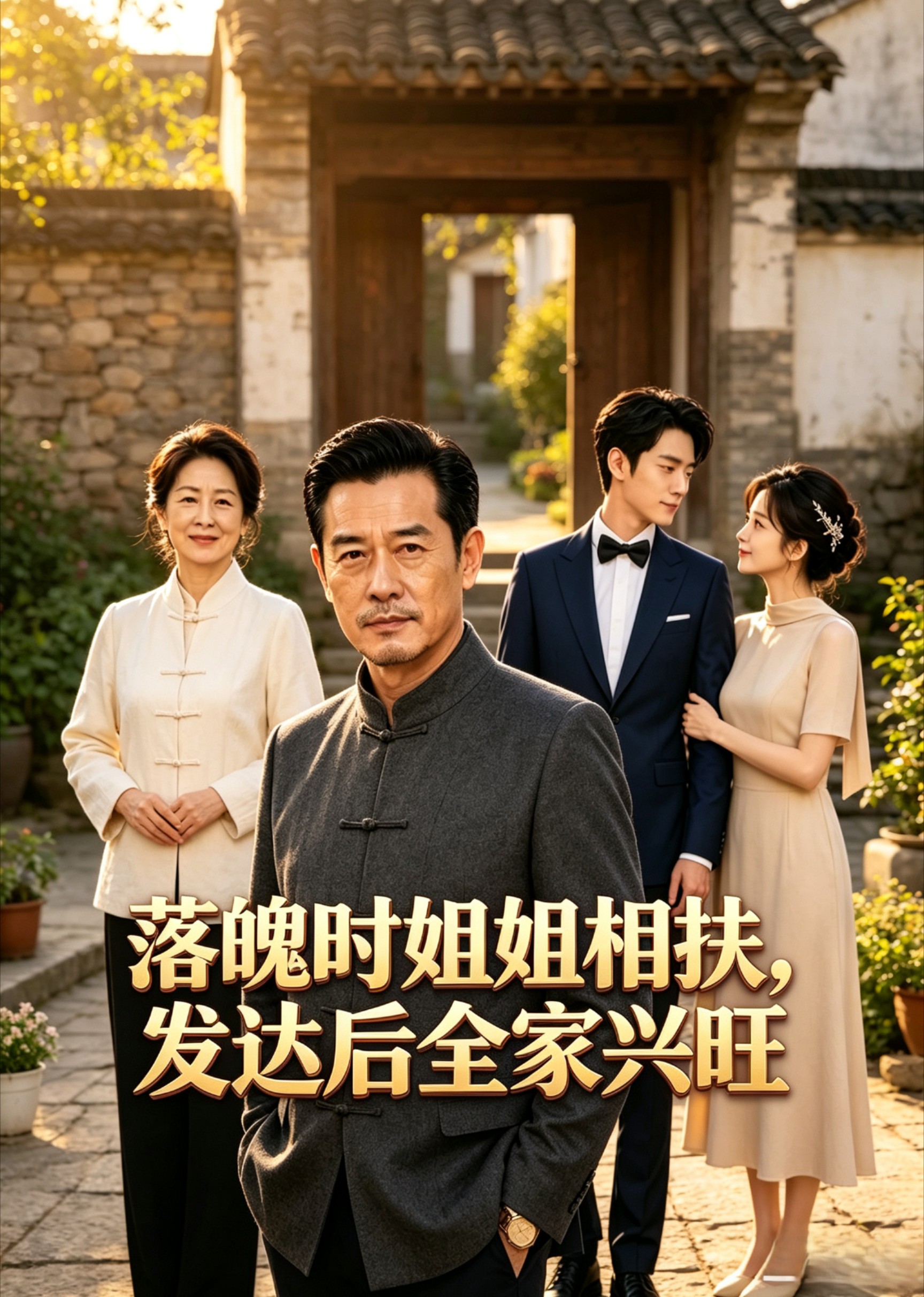 落魄时姐姐相扶，发达后全家兴旺