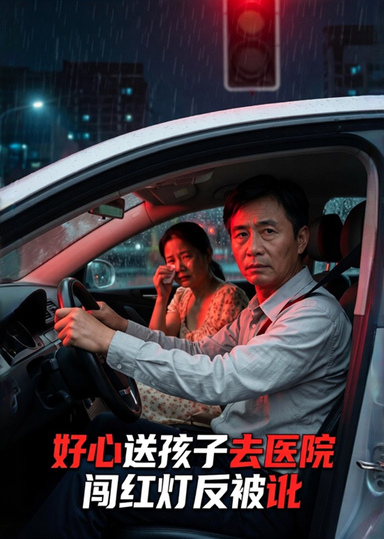 好心送孩子去医院闯红灯反被讹封面图