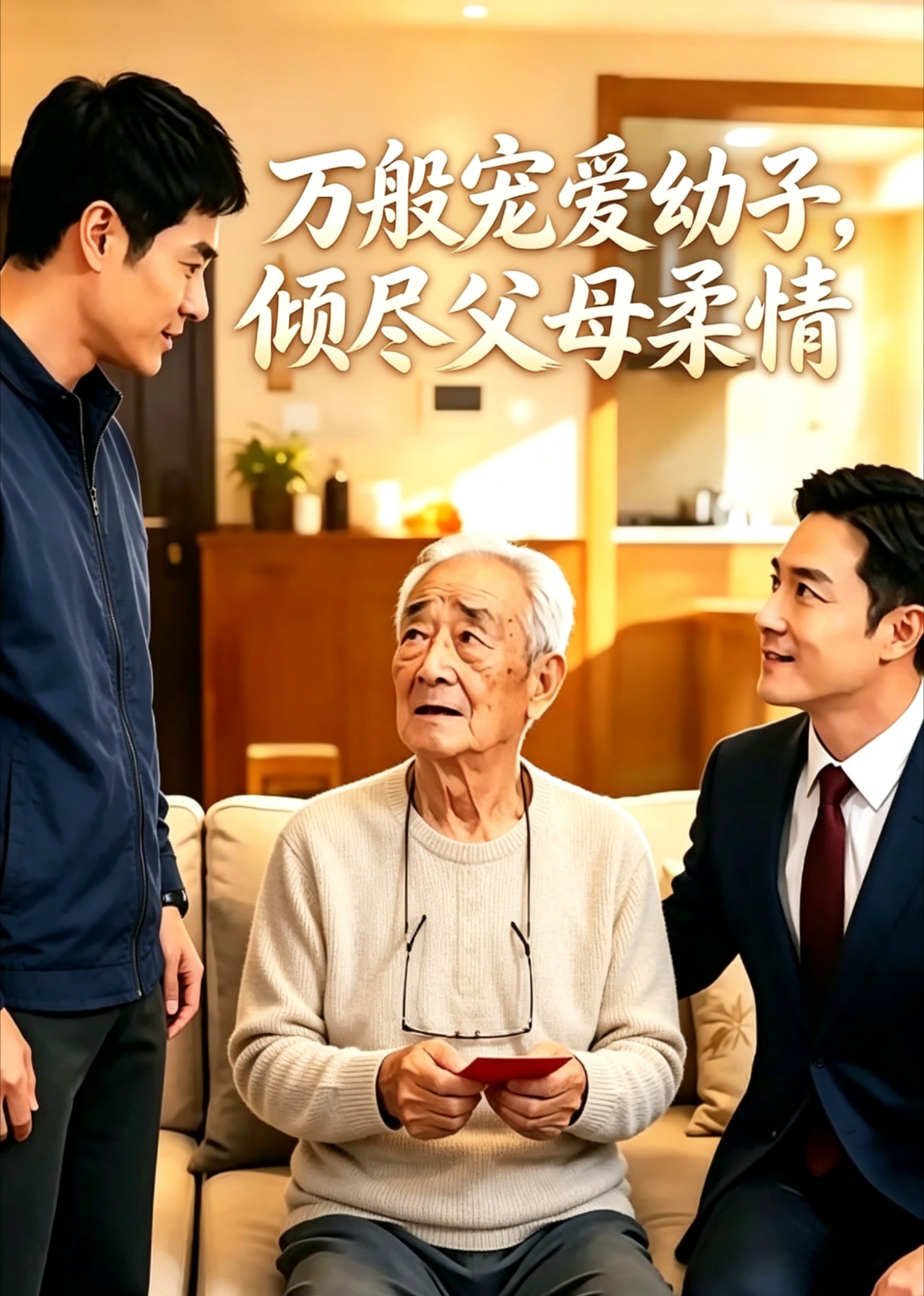 万般宠爱幼子，倾尽父母柔情