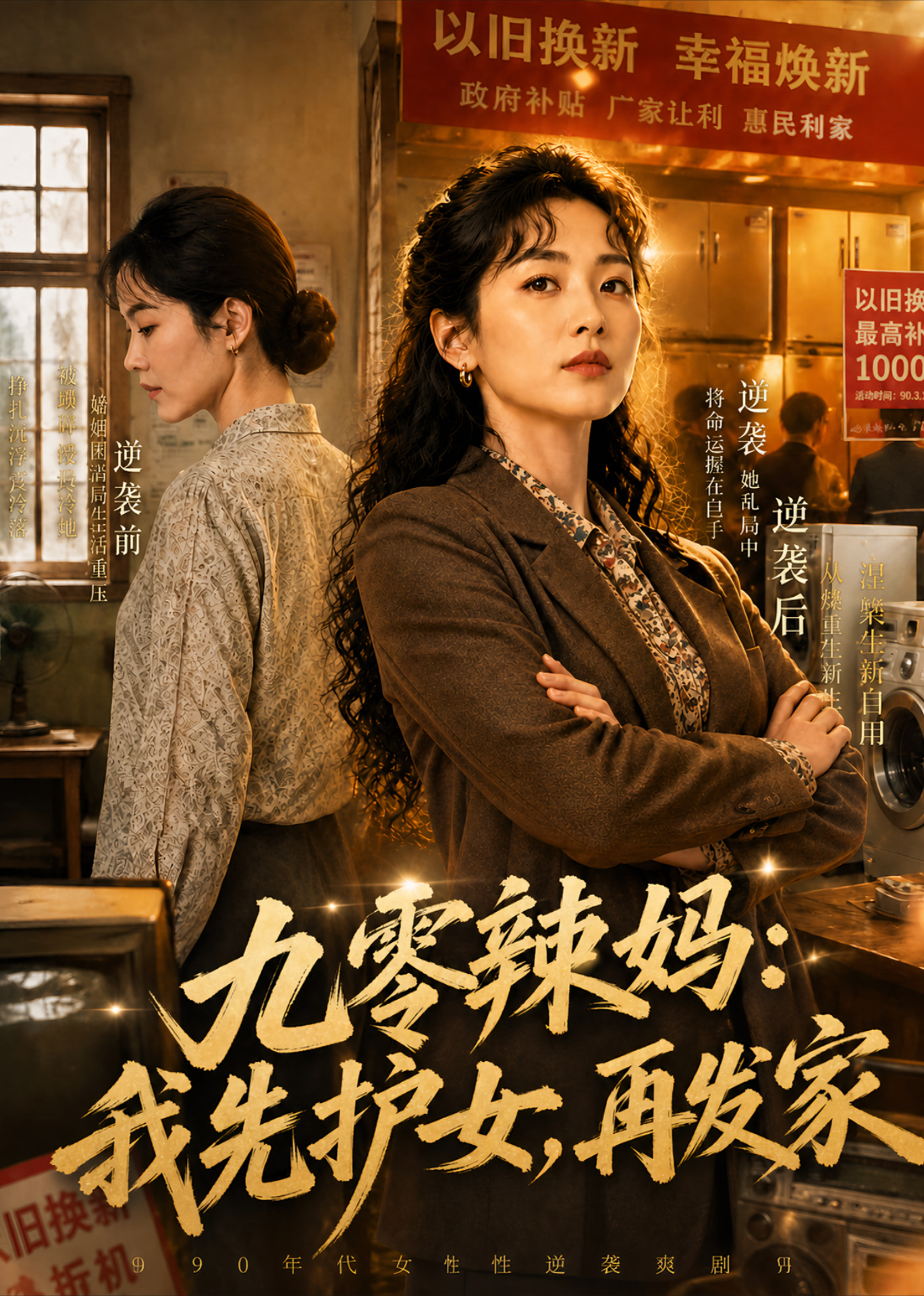 九零辣妈护女发家