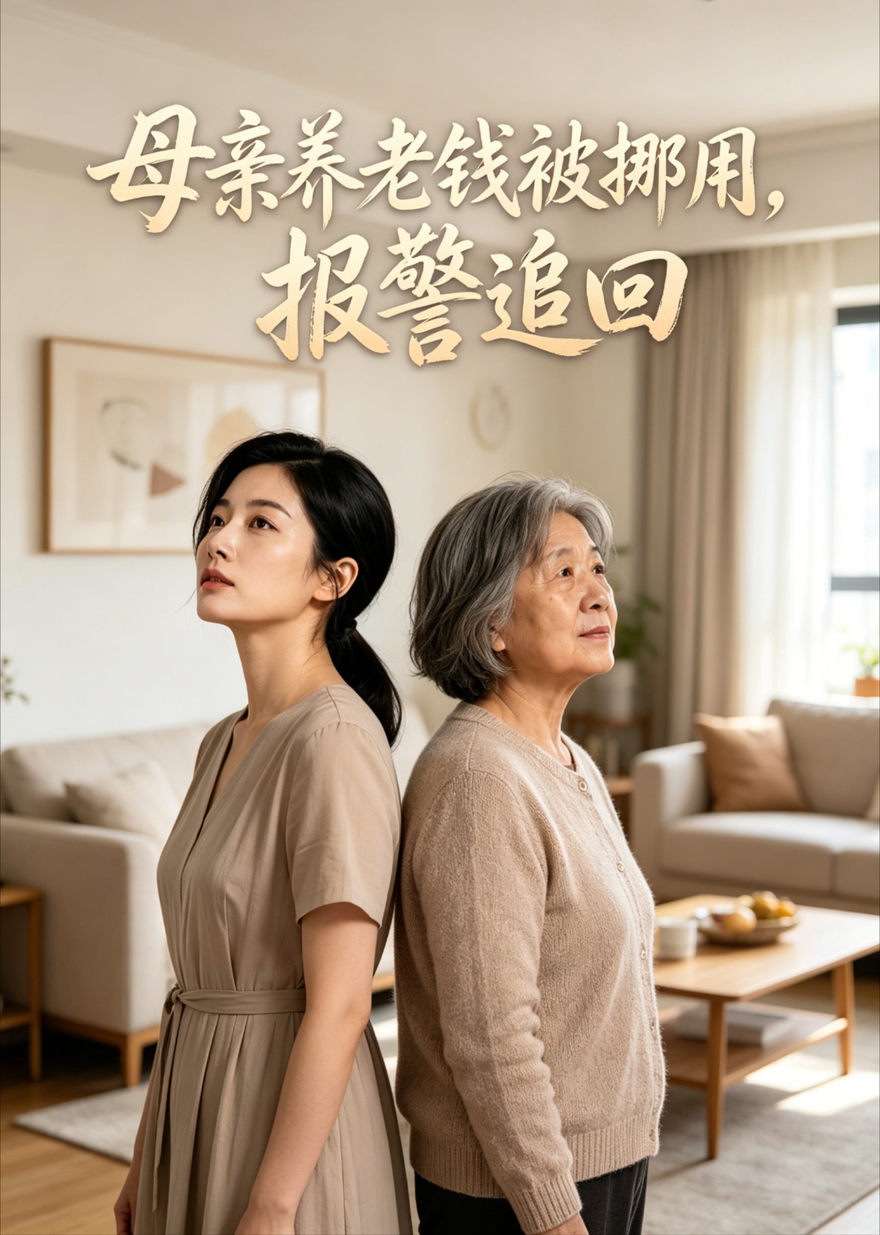 母亲养老钱被挪用，报警追回